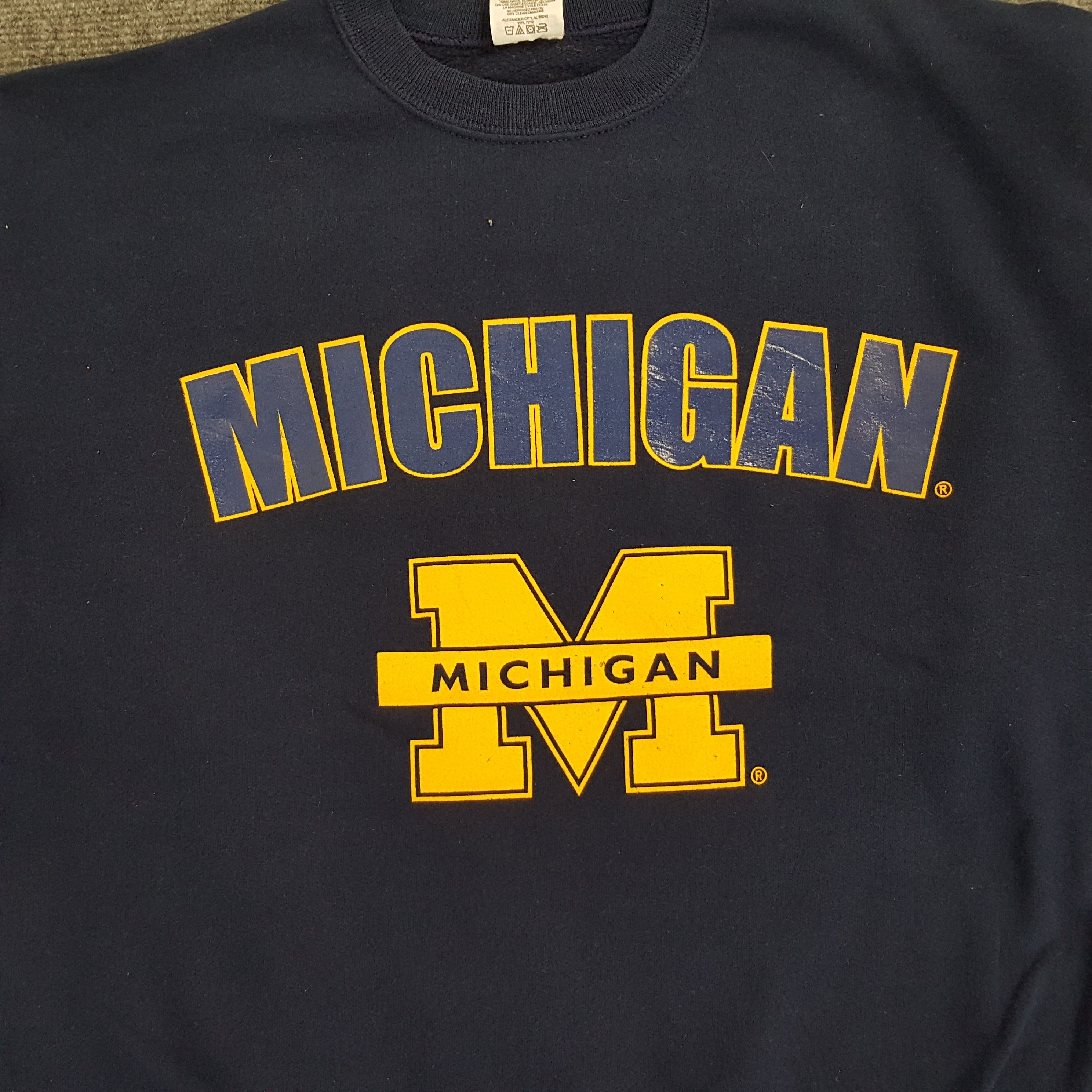 Vintage Michigan American Country Sweatshirt Size US M / EU 48-50 / 2 - 2 Thumbnail