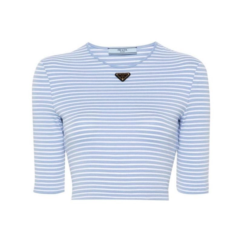 Prada Prada Striped Short Sleeve Pullover TShirt-2506 Size US S / EU 44-46 / 1 - 4 Thumbnail