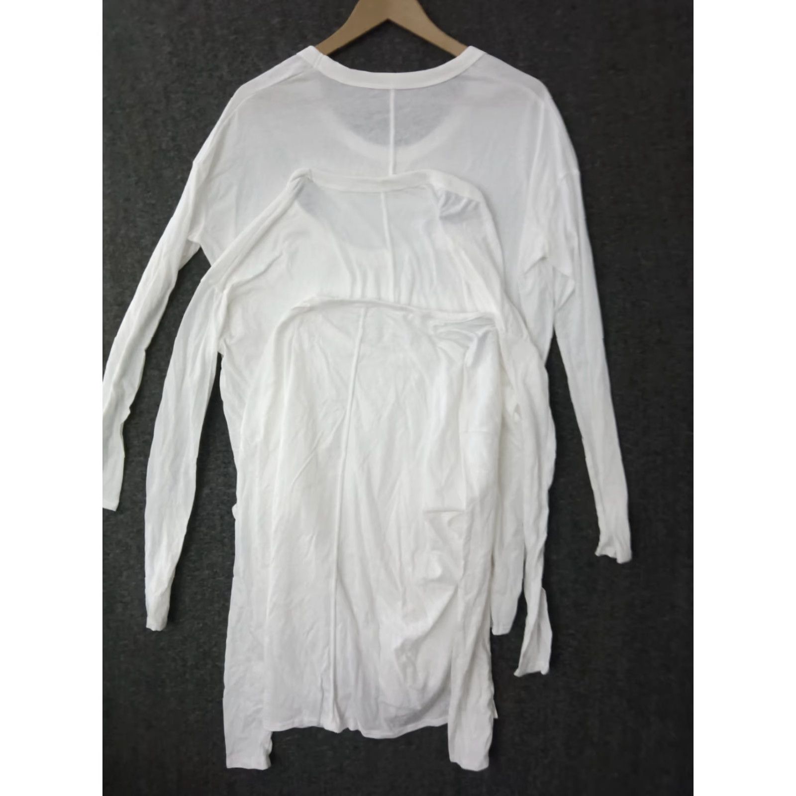 Vintage Women's Size S Top Long Sleeve Pullover Shirt White 3-Pack Size S / US 4 / IT 40 - 2 Thumbnail