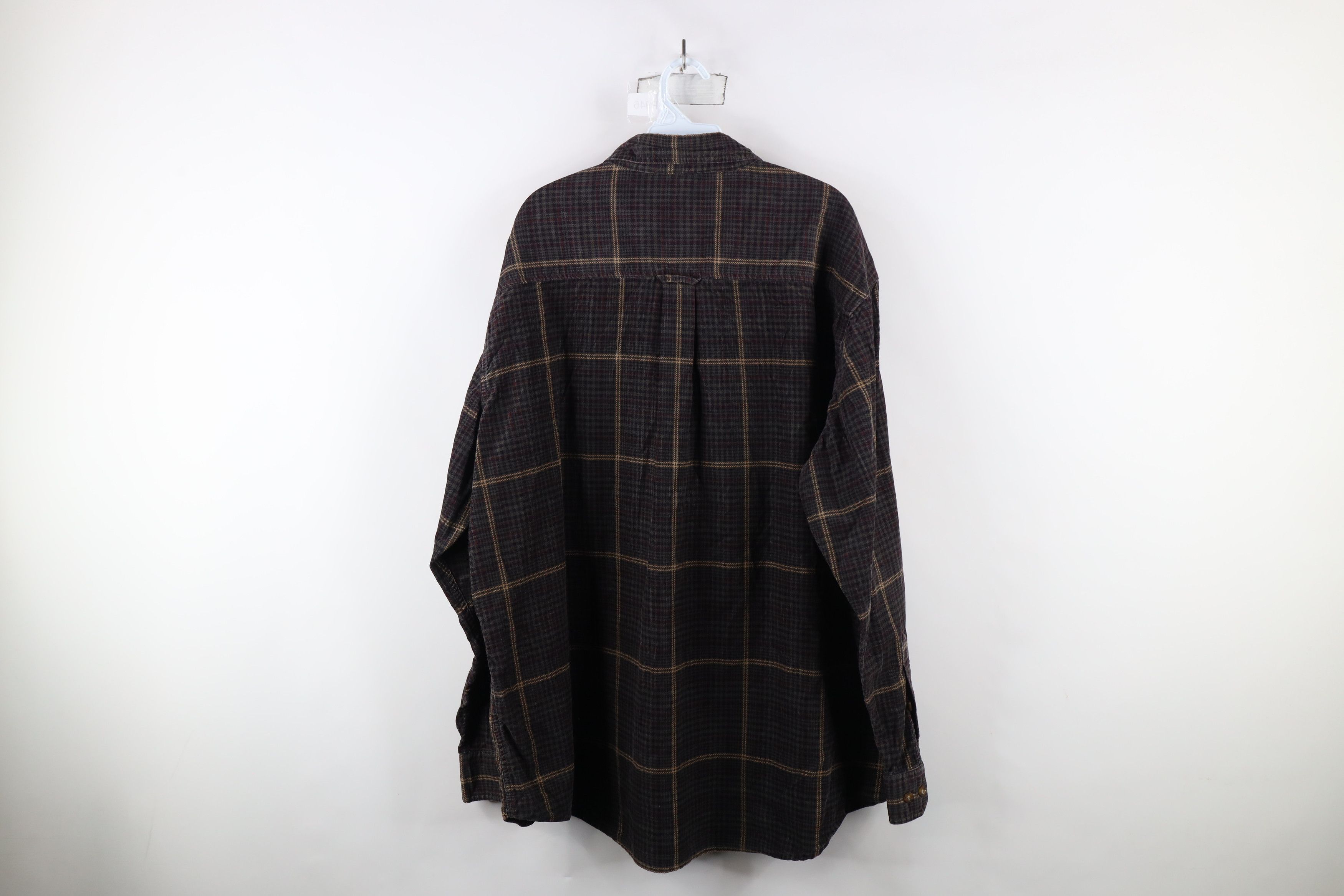 Vintage × Woolrich Woolen Mills Vintage 90s Woolrich Collared Button Down Shirt Plaid Size US XXL / EU 58 / 5 - 11 Thumbnail