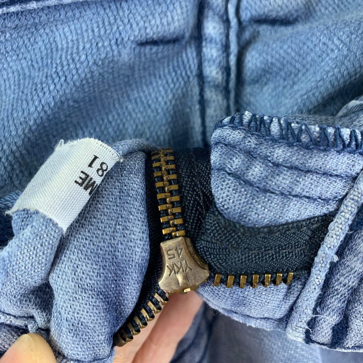 Issey Miyake × Japanese Brand × Tete Homme TETE HOMME issey miyake light blue skinny jeans Size 32" / US 10 / IT 46 - 15 Thumbnail