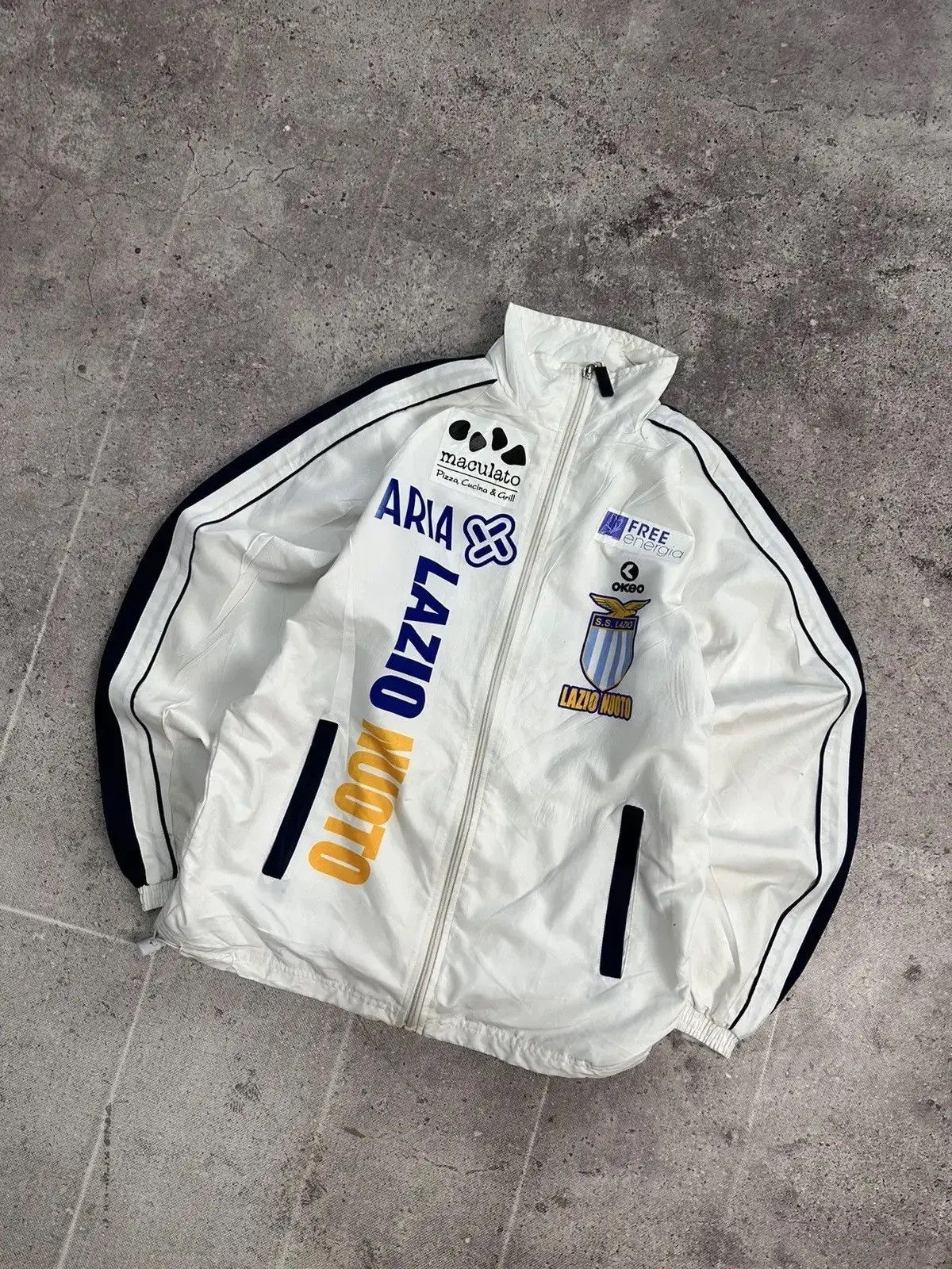 Japanese Brand × Vintage SALE💣💣Nike Lazio vintage zip hoodie football Soccer Jersey Size US S / EU 44-46 / 1 - 8 Thumbnail