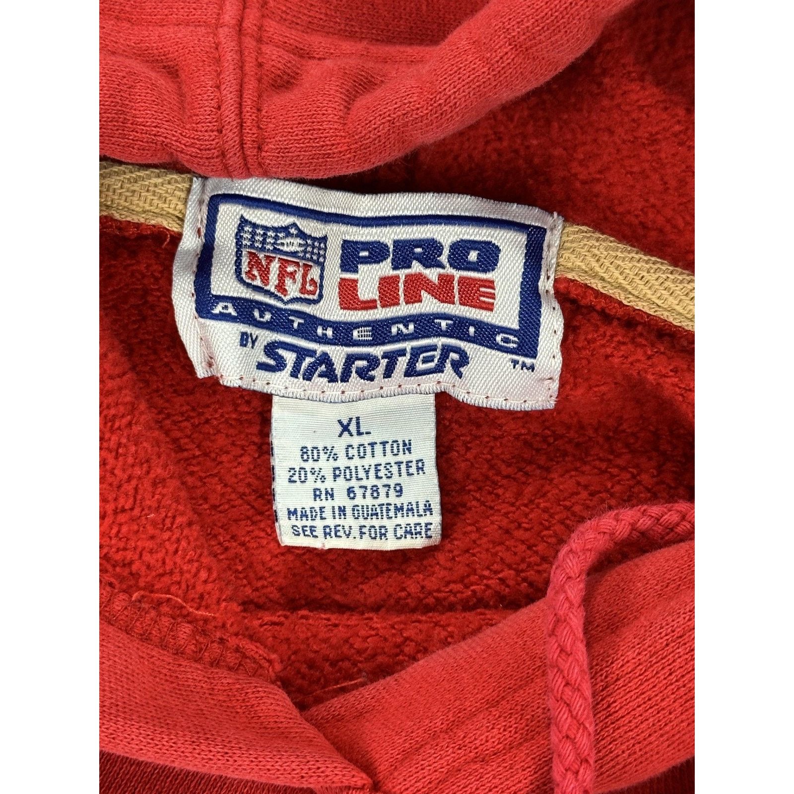 Starter Vintage San Francisco 49ers Hoodie Pro Line Mens XL Starter Size US XL / EU 56 / 4 - 10 Thumbnail