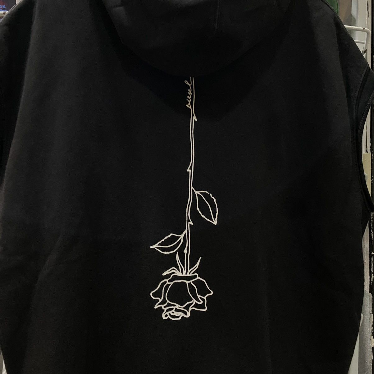 Diesel × Diesel Black Gold Diesel Rose Design Logo Sleeveless Hoodie Size US L / EU 52-54 / 3 - 6 Thumbnail