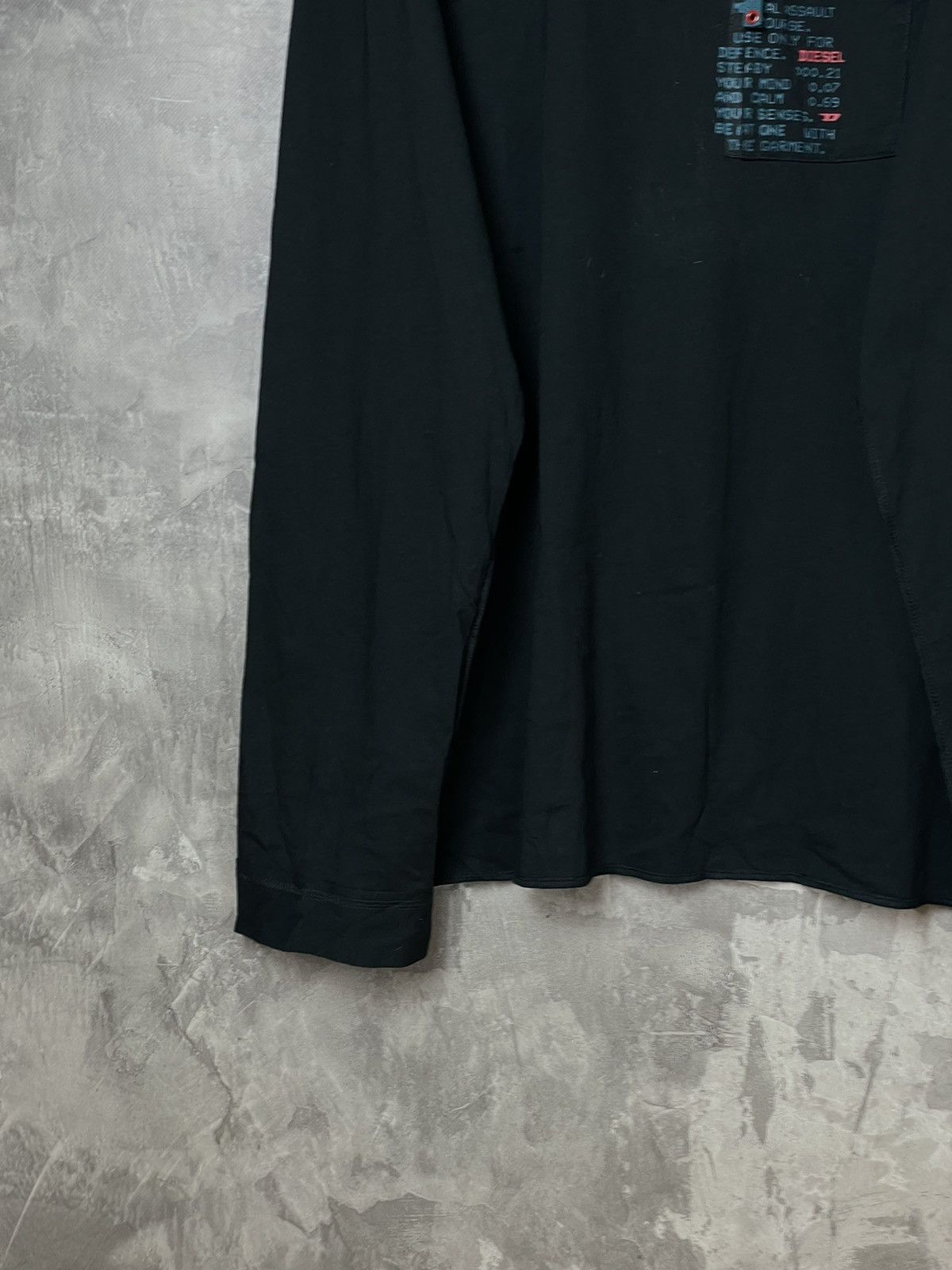 Diesel × Vintage DIESEL PHYSICAL ORANGE LOGO LONG SLEEVE SWEATSHIRT Size US XXL / EU 58 / 5 - 5 Thumbnail