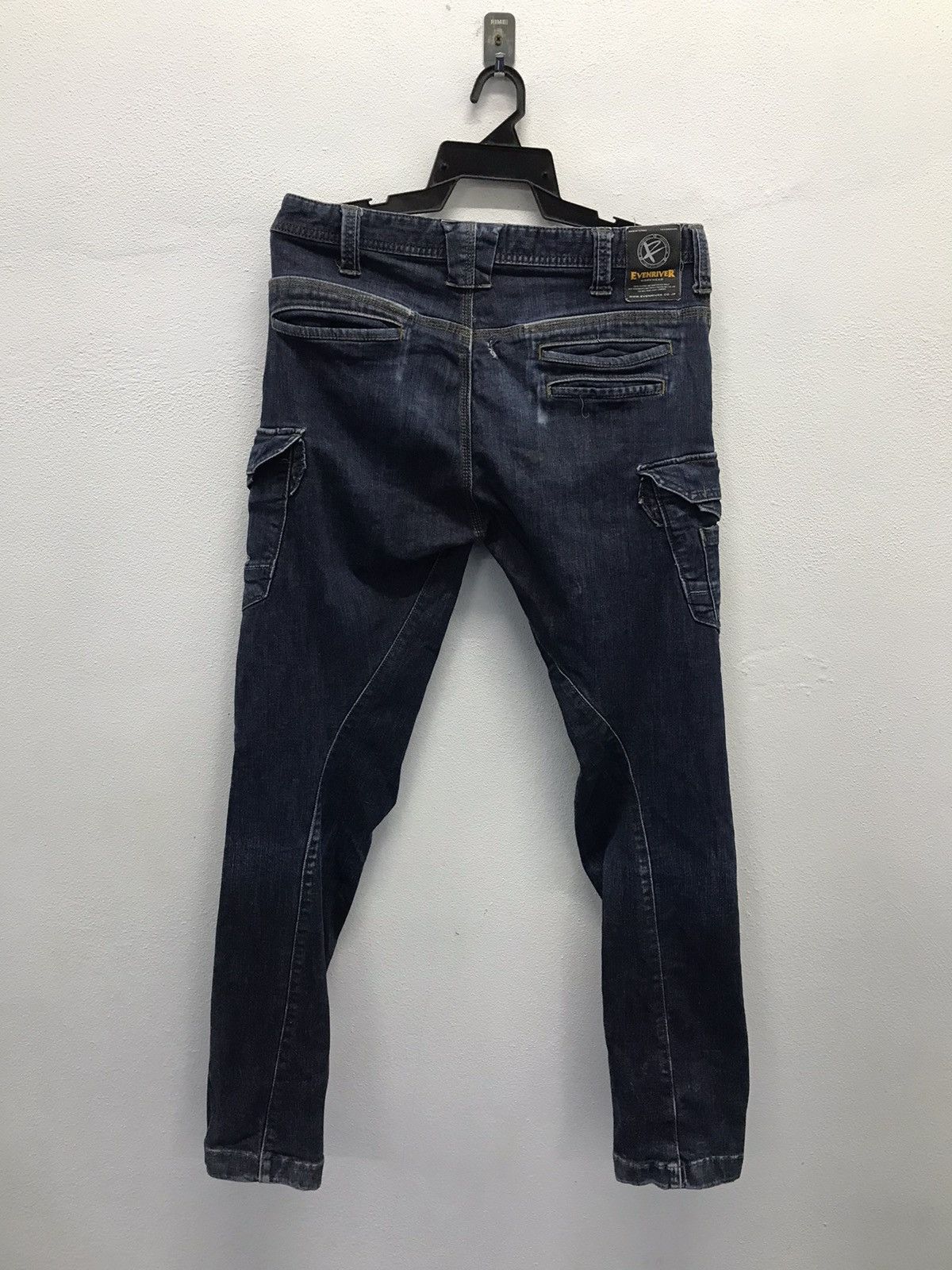 Japanese Brand × Vintage Vintage Even River WORKWEAR Denim Pants Size US 33 - 2 Thumbnail