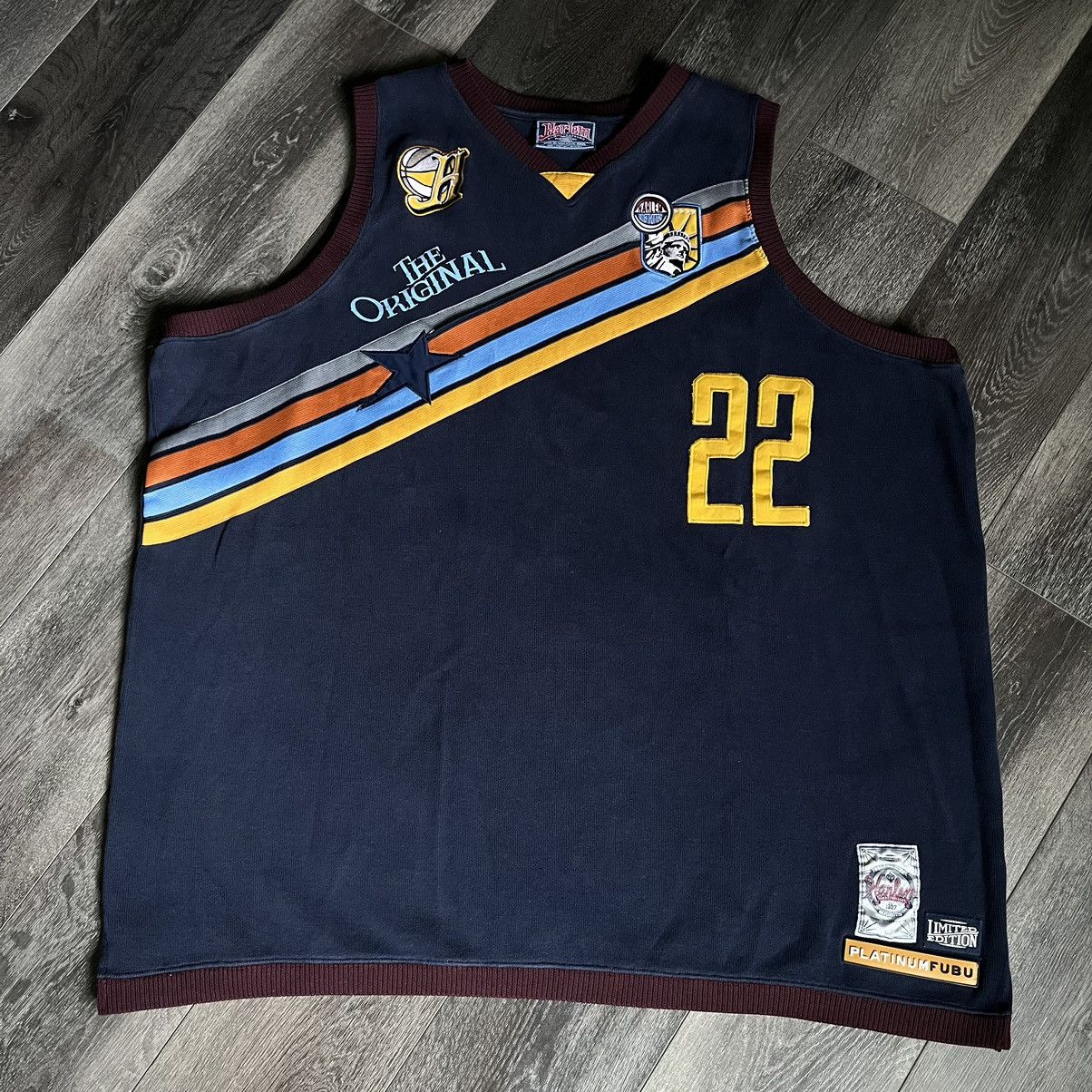 Fubu Vintage 1990s Fubu Harlem Globetrotters Curly Limited Jersey Size US XXL / EU 58 / 5 - 1 Thumbnail