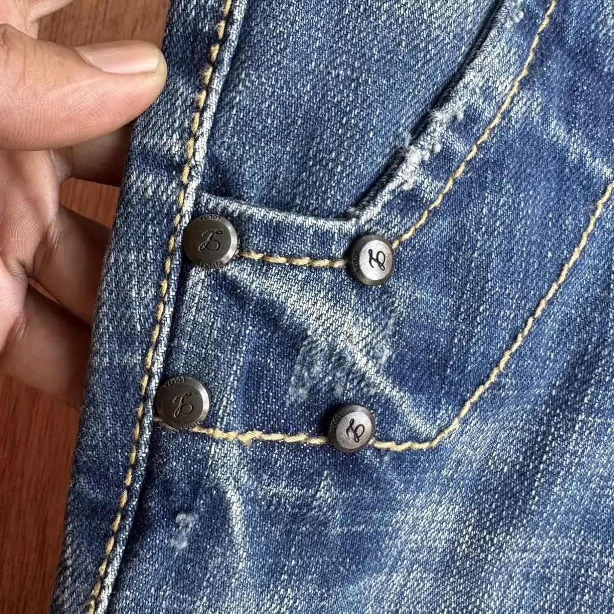 Jean LOLITA JEANS JAPAN WIDE LEG MUDWASH BAGGY DENIM PANTS SIZE M Size US 31 - 8 Thumbnail