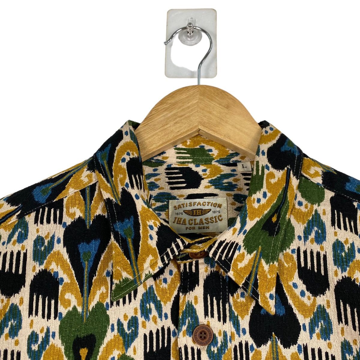 Japanese Brand Vintage JHA collection shirt button up Size US L / EU 52-54 / 3 - 6 Thumbnail