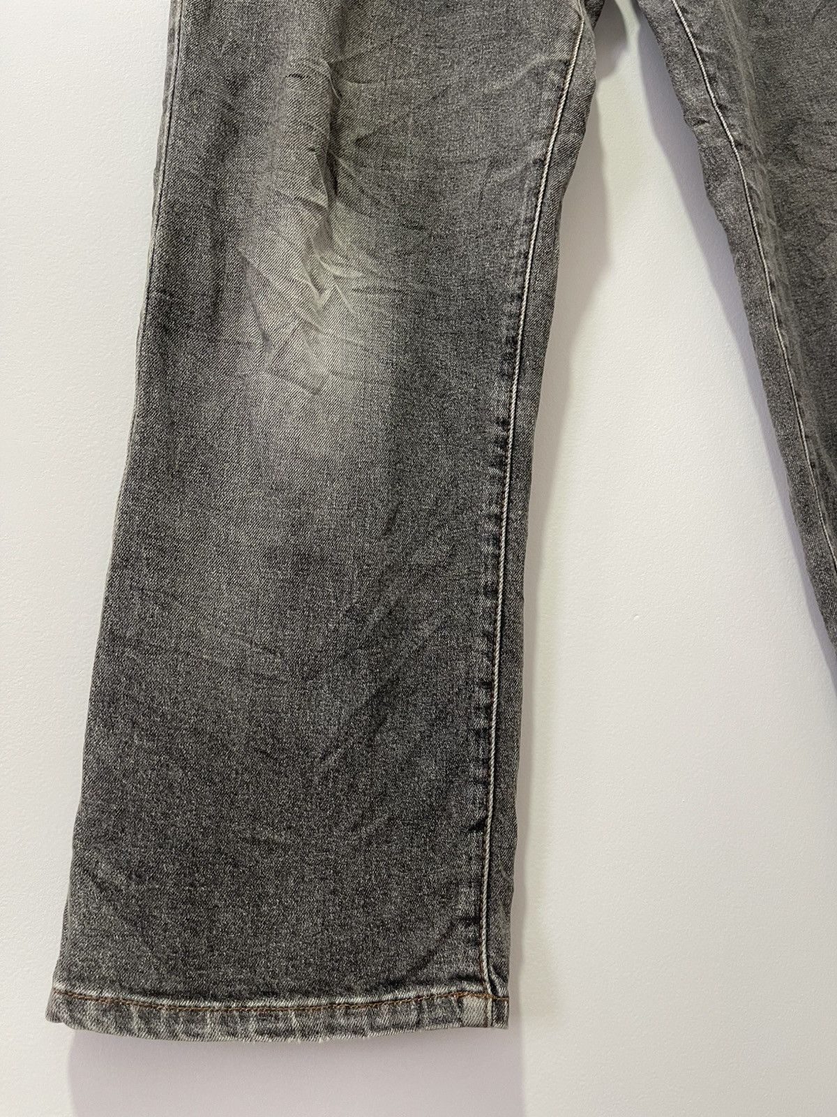 Kansai Yamamoto Rare Vintage KANSAI 02 Embroidered Back Pocket Faded Black Size US 30 / EU 46 - 7 Thumbnail
