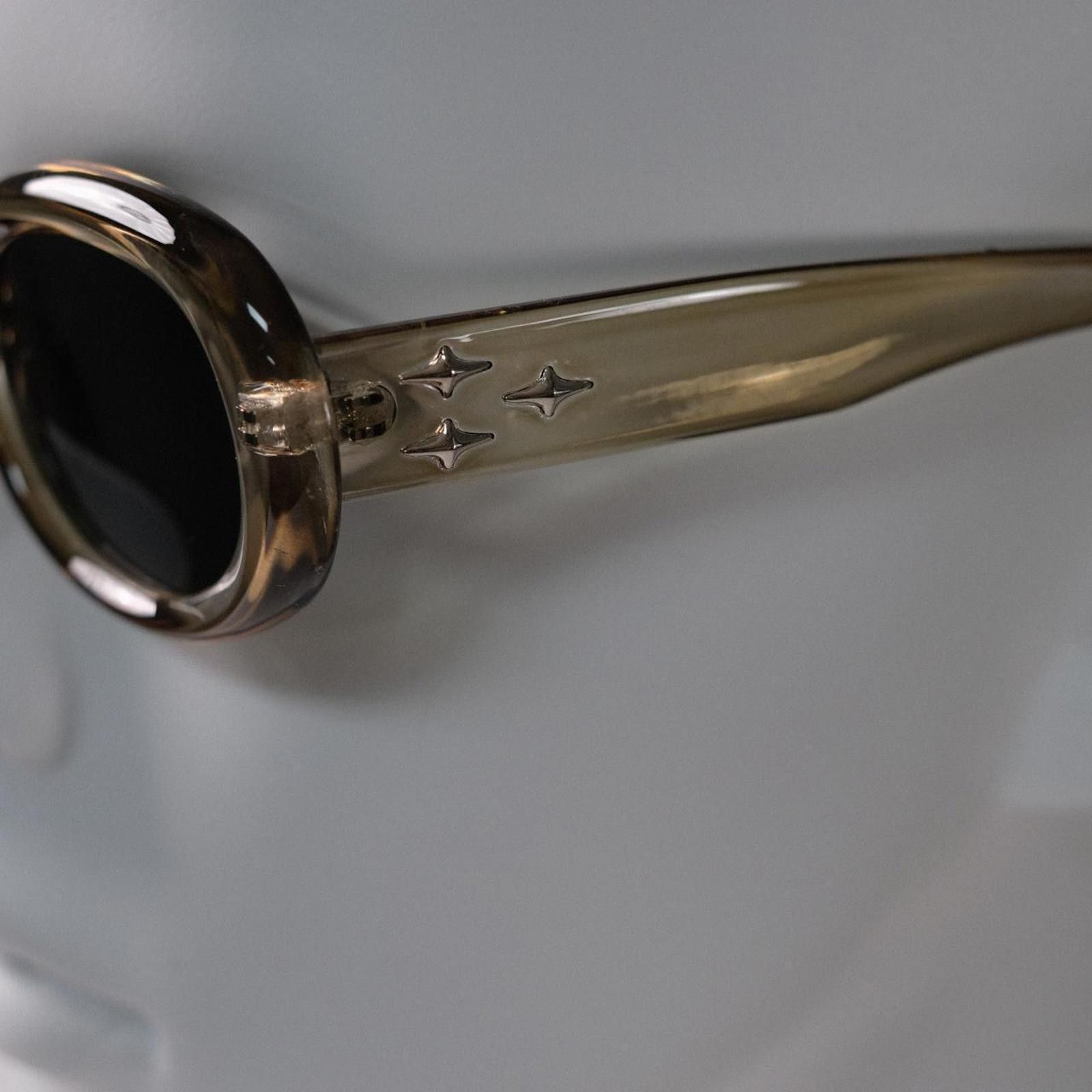 Japanese Brand Vtg Y2k Avant Garde Cat Eye Sunglasses Olive Unisex One Size Size ONE SIZE - 6 Thumbnail