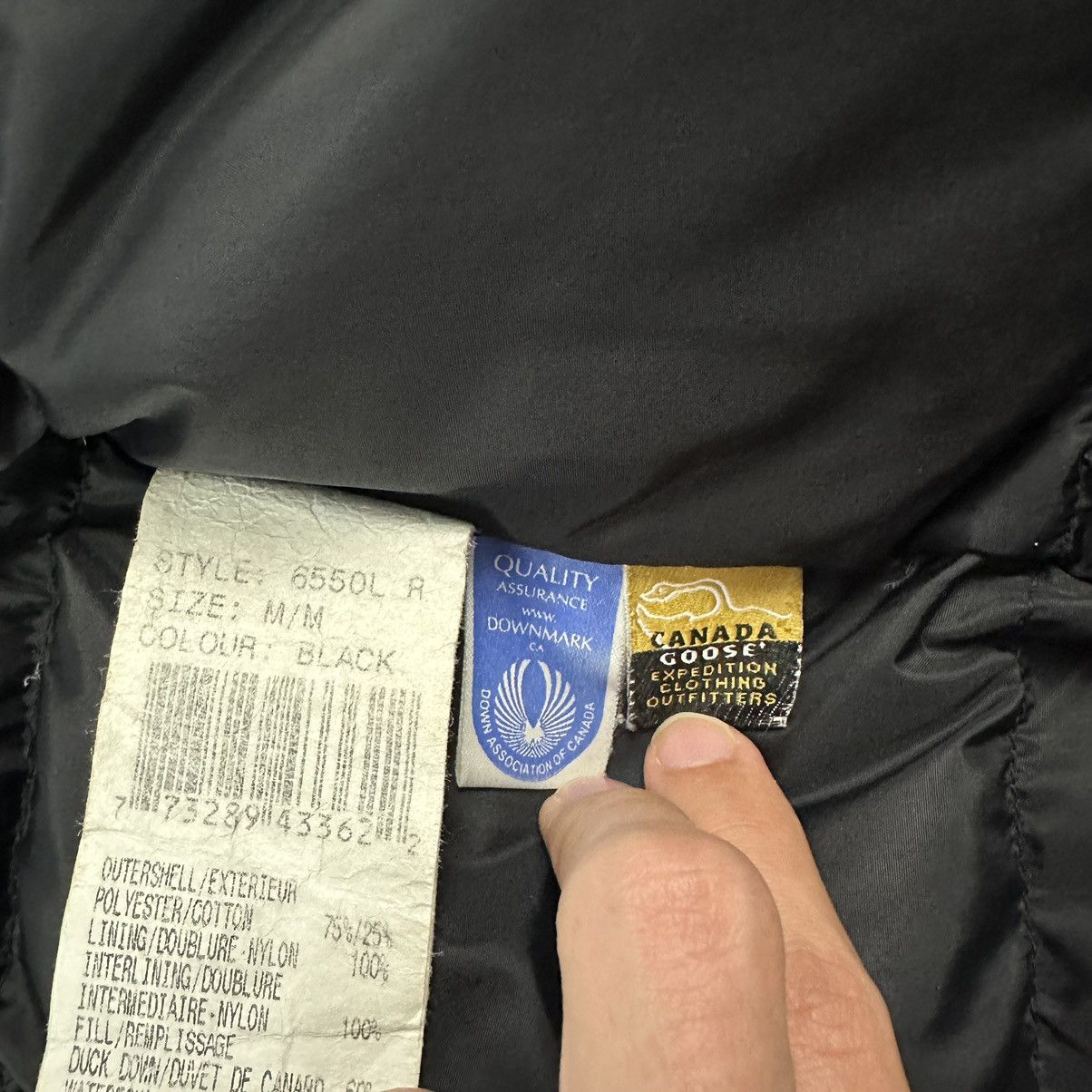 Canada Goose × Designer × Vintage Canada Goose Trillum Parka Expedition Vintage Black M 6550LR Size US M / EU 48-50 / 2 - 9 Thumbnail