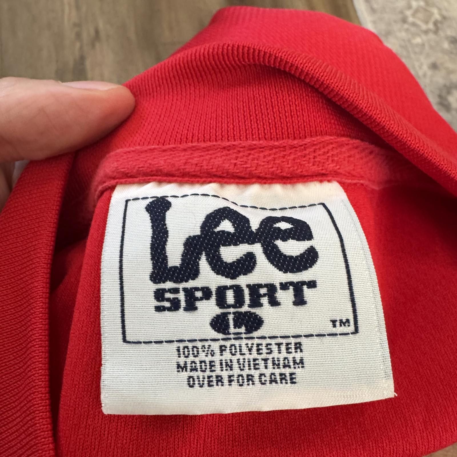 Lee Vintage Detroit Red Wings Jersey Shirt Lee Sport 90s Y2K Size US L / EU 52-54 / 3 - 3 Thumbnail