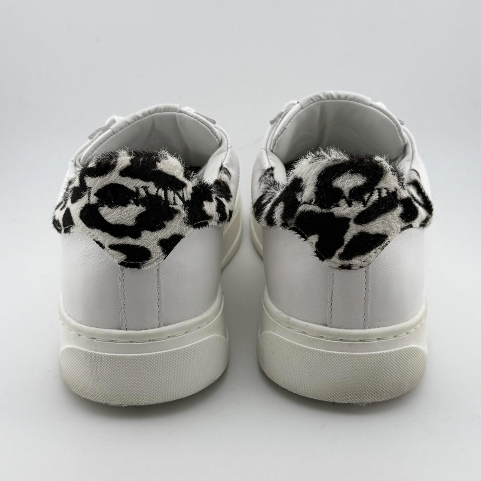 Lanvin Lanvin Ddb0 Leather Low Top Sneaker Size US 7.5 / IT 37.5 - 4 Thumbnail