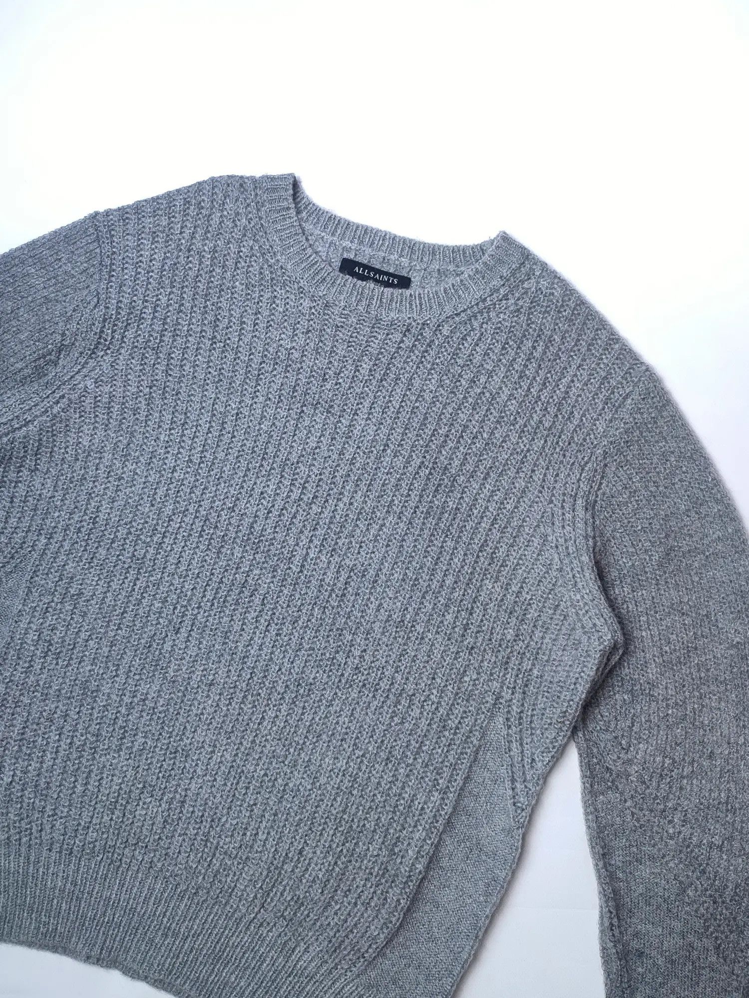 Allsaints Allsaints Montall Crew Mesh Mohair Sweater Size US L / EU 52-54 / 3 - 5 Thumbnail
