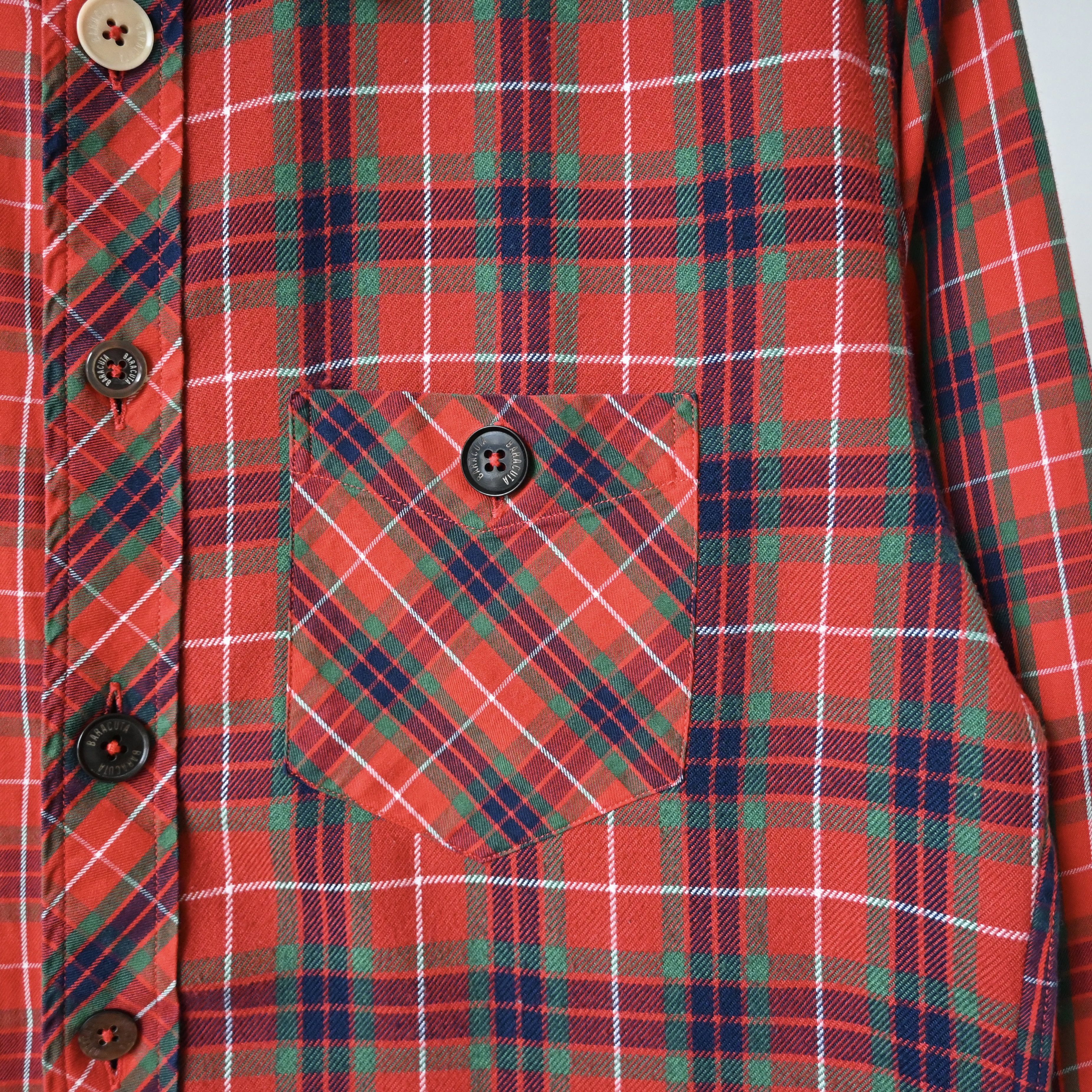 Baracuta VTG 1990s BARACUTA tartan lining fabric shirt made in Japan Size US M / EU 48-50 / 2 - 6 Thumbnail