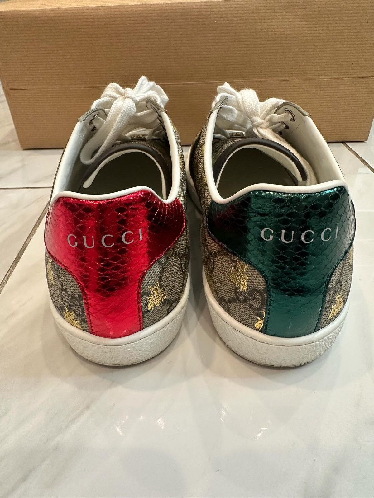Designer × Gucci Gucci Bee Sneakers Size US 8 / IT 38 - 2 Thumbnail