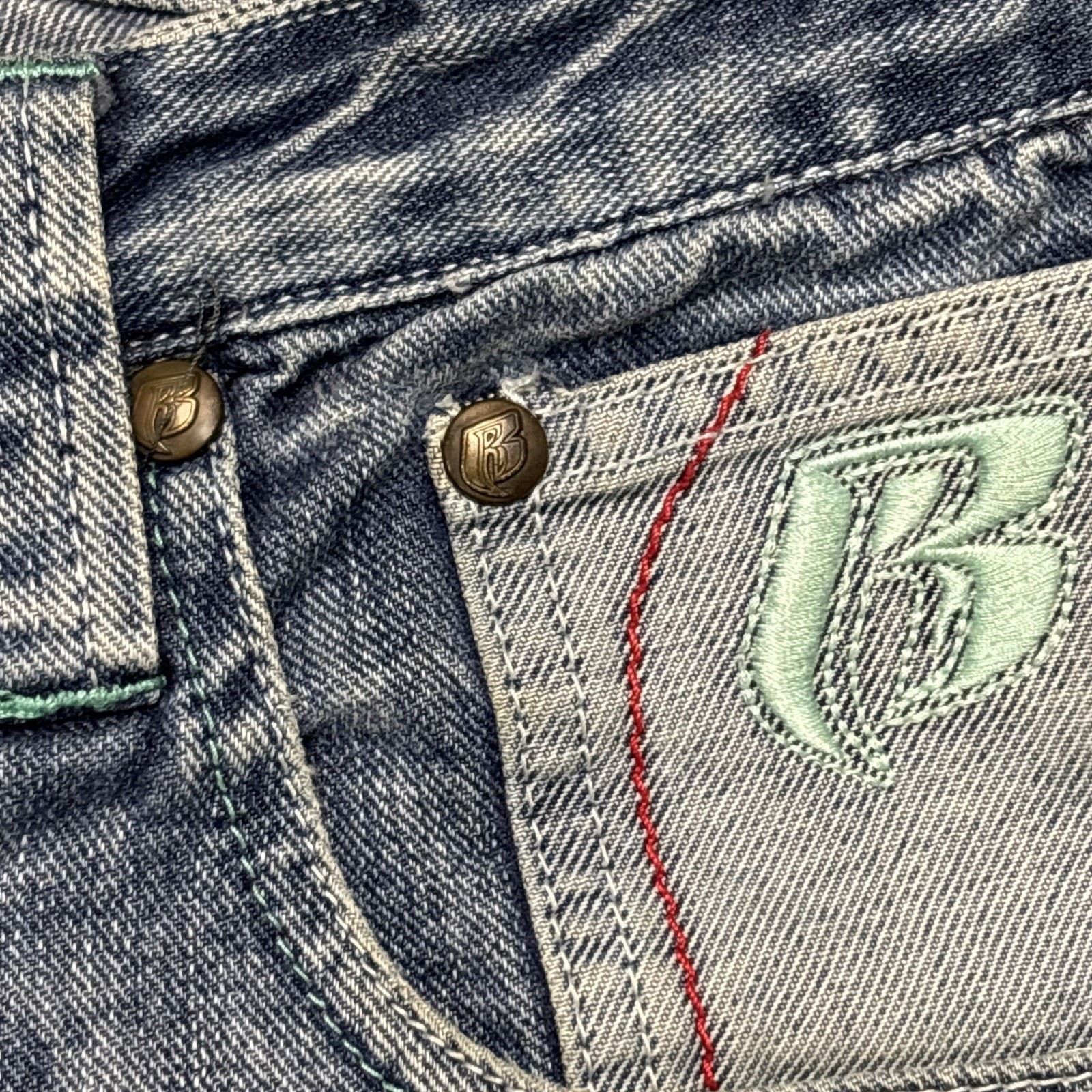 Ruff Ryders Vintage Y2k Ruff Ryders Baggy Denim Blue JeansMen’s 32 x 36 Size US 32 / EU 48 - 6 Thumbnail