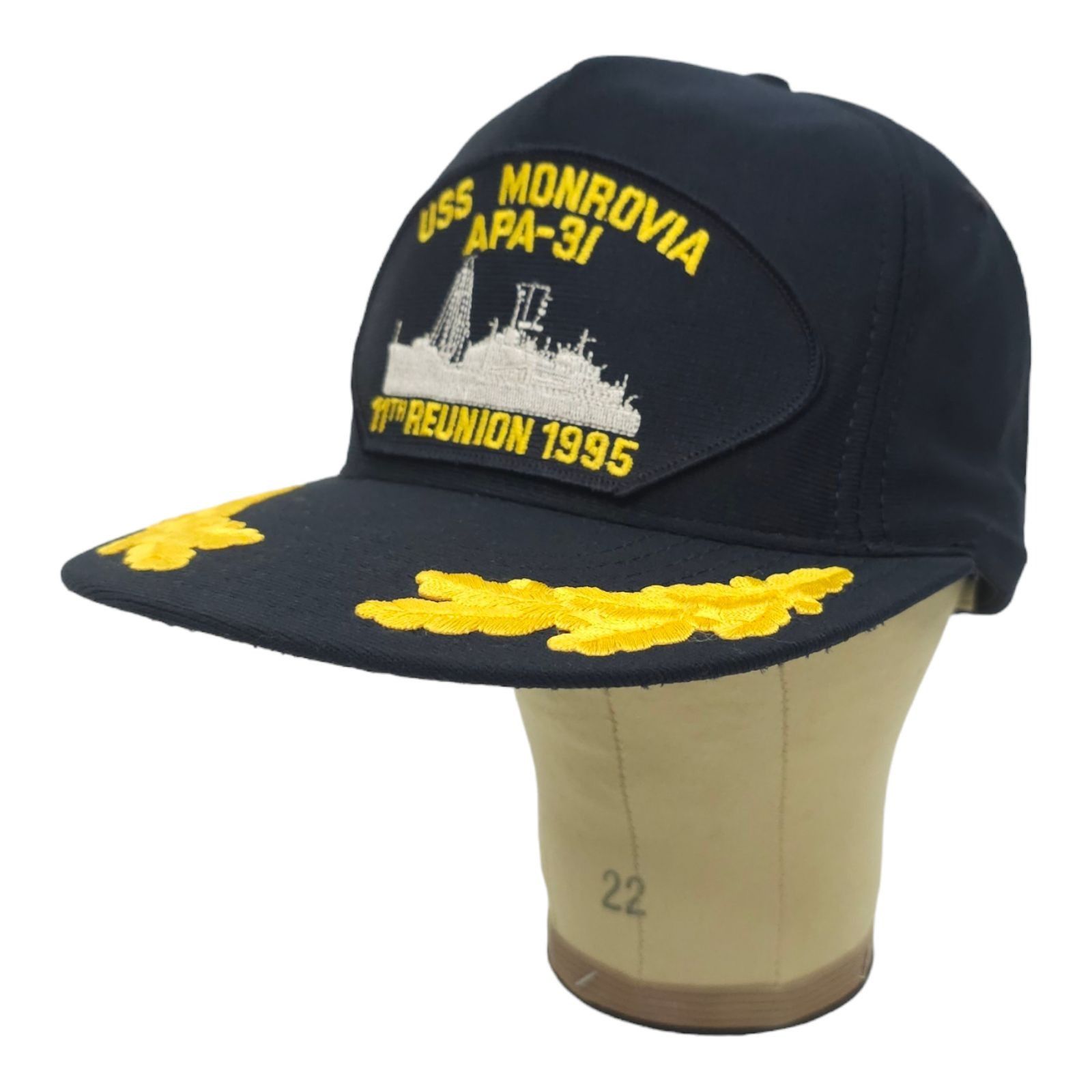 Other USS Monrovia APA-31 11th Reunion 1995 Snapback Cap Scrambled Size ONE SIZE - 2 Thumbnail