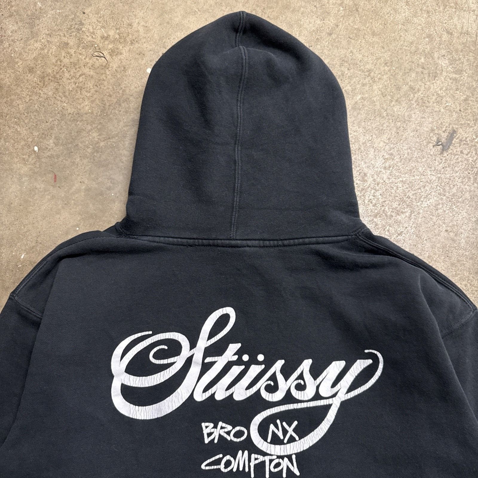 Stussy Vintage Stussy Hoodie Mens Medium Y2K Faded Surf Skate Size US M / EU 48-50 / 2 - 7 Thumbnail