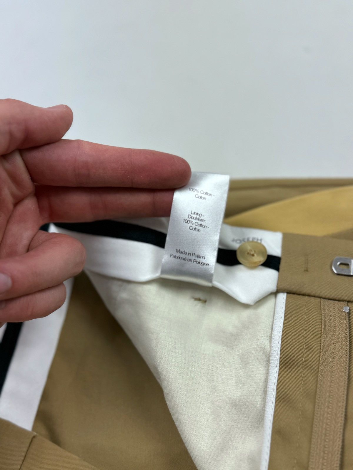 Joseph Joseph Twill Chino Fever Tuxedo Trousers Size 26" / US 2 / IT 38 - 10 Thumbnail