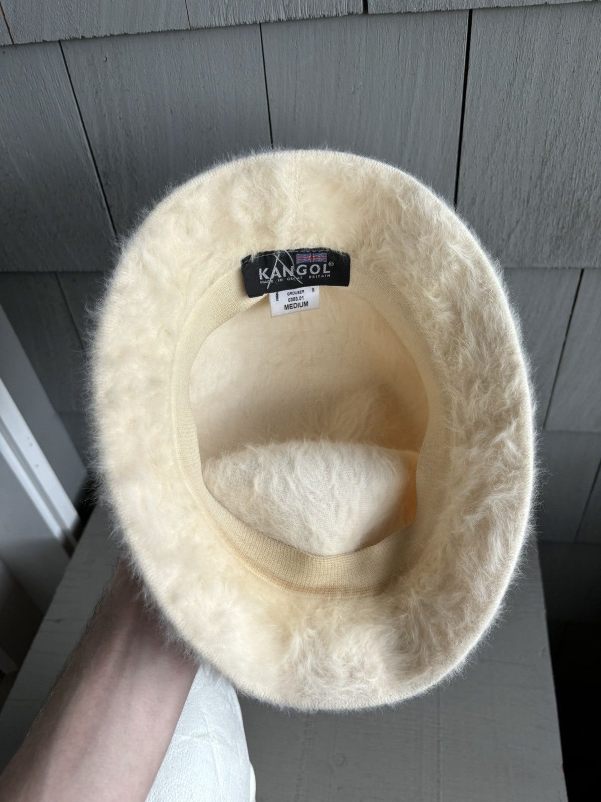 Kangol × Vintage 1990s Vintage Kangol Bucket Hat Medium Furgora Grouser UK Size ONE SIZE - 3 Thumbnail
