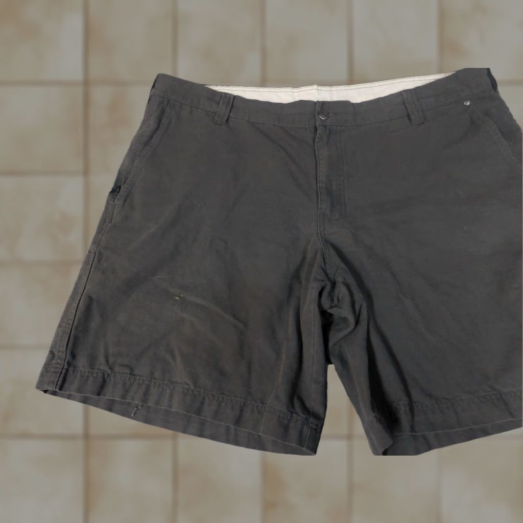 Sunray Sportswear Columbia Shorts Mens 42 Gray Cargo Outdoor Regular Breathable Logo Cotton Knit Zip Flat Front Casual Size US 42 / EU 58 - 1 Thumbnail