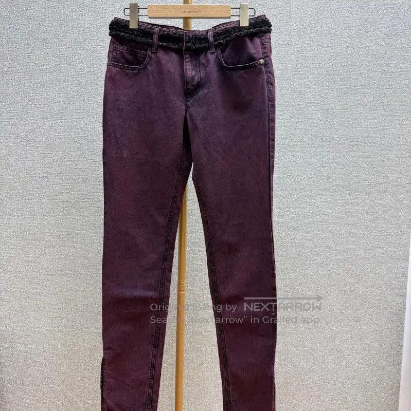 Chanel Chanel Purple Cotton Summer Jeans . Size 30" / US 8 / IT 44 - 1 Thumbnail