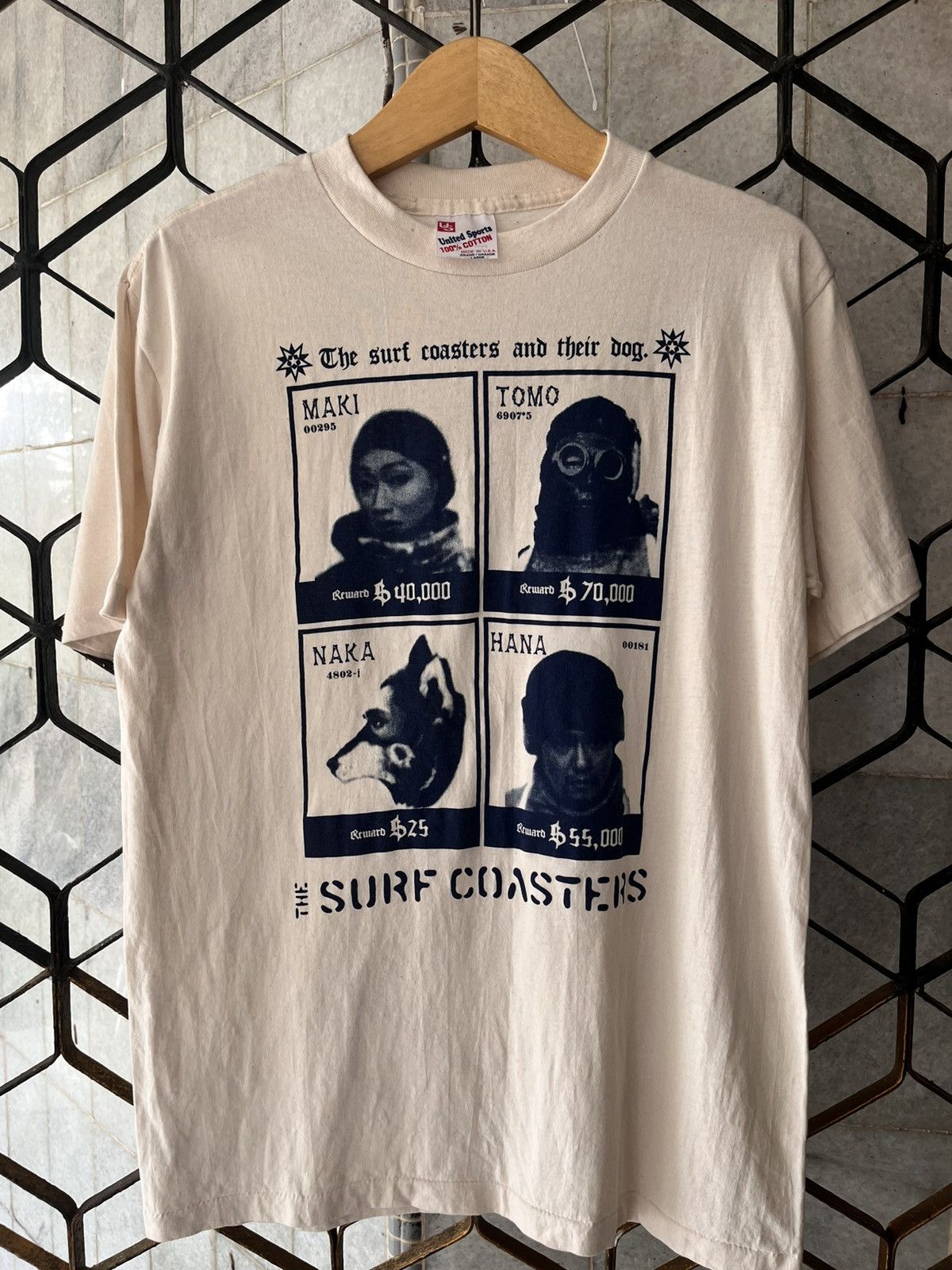 Vintage The Surf Coasters Japanese Band Tees