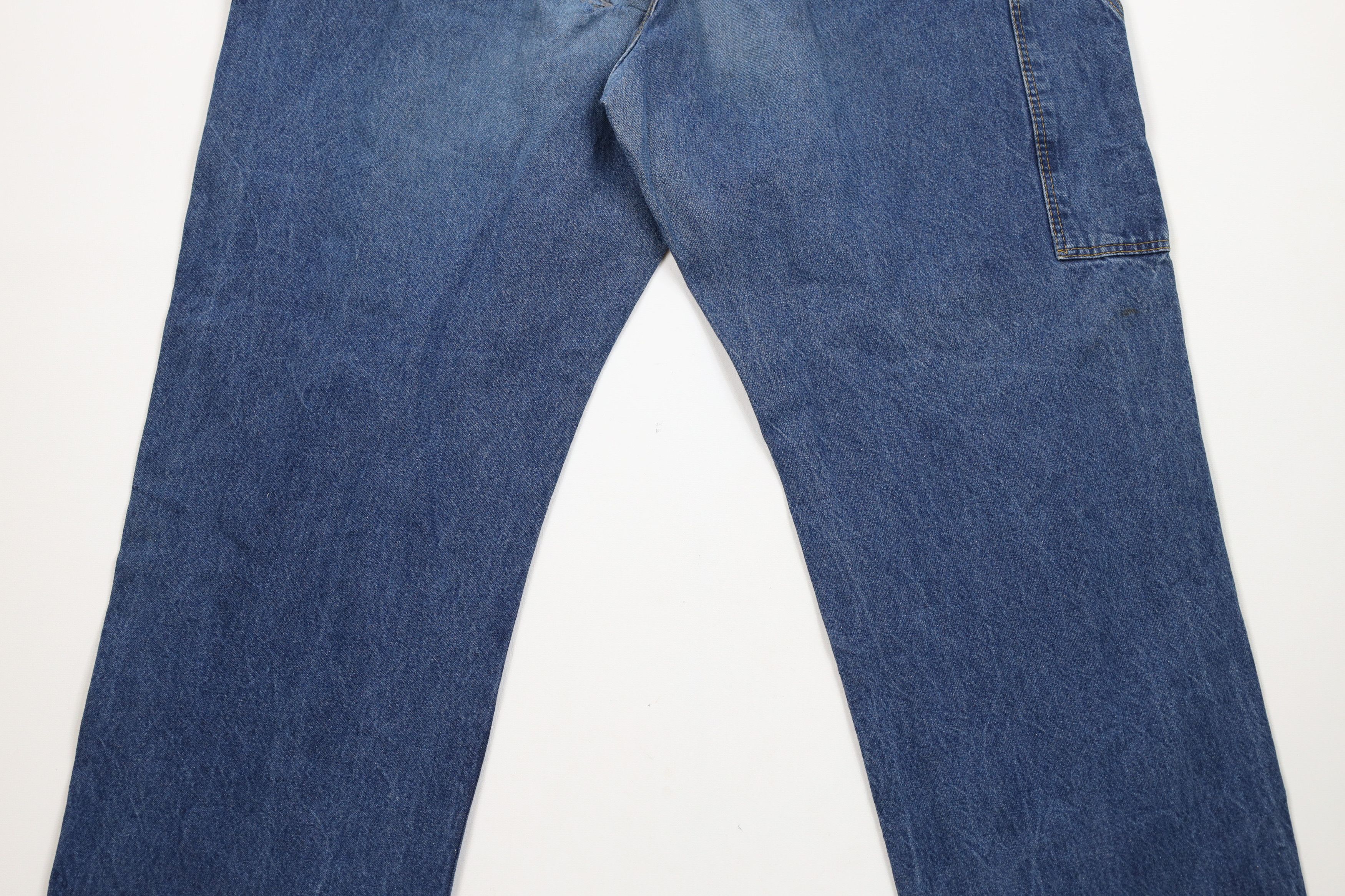 Vintage Vintage 70s Streetwear Wide Leg Dungaree Denim Jeans USA Size US 36 / EU 52 - 14 Thumbnail