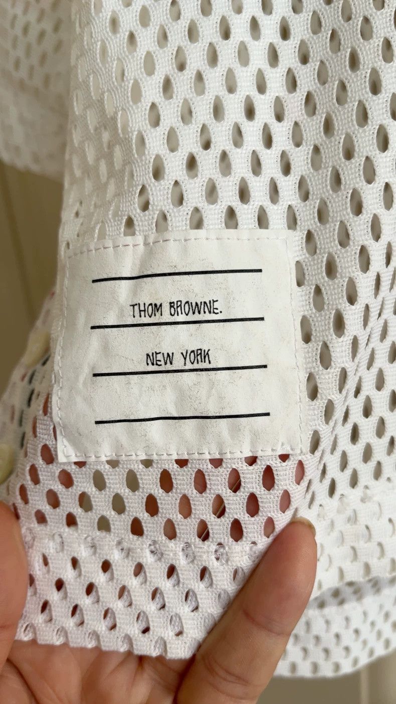 Thom Browne Thom Browne Net eye openwork design short sleeve Size XS / US 0-2 / IT 36-38 - 8 Thumbnail