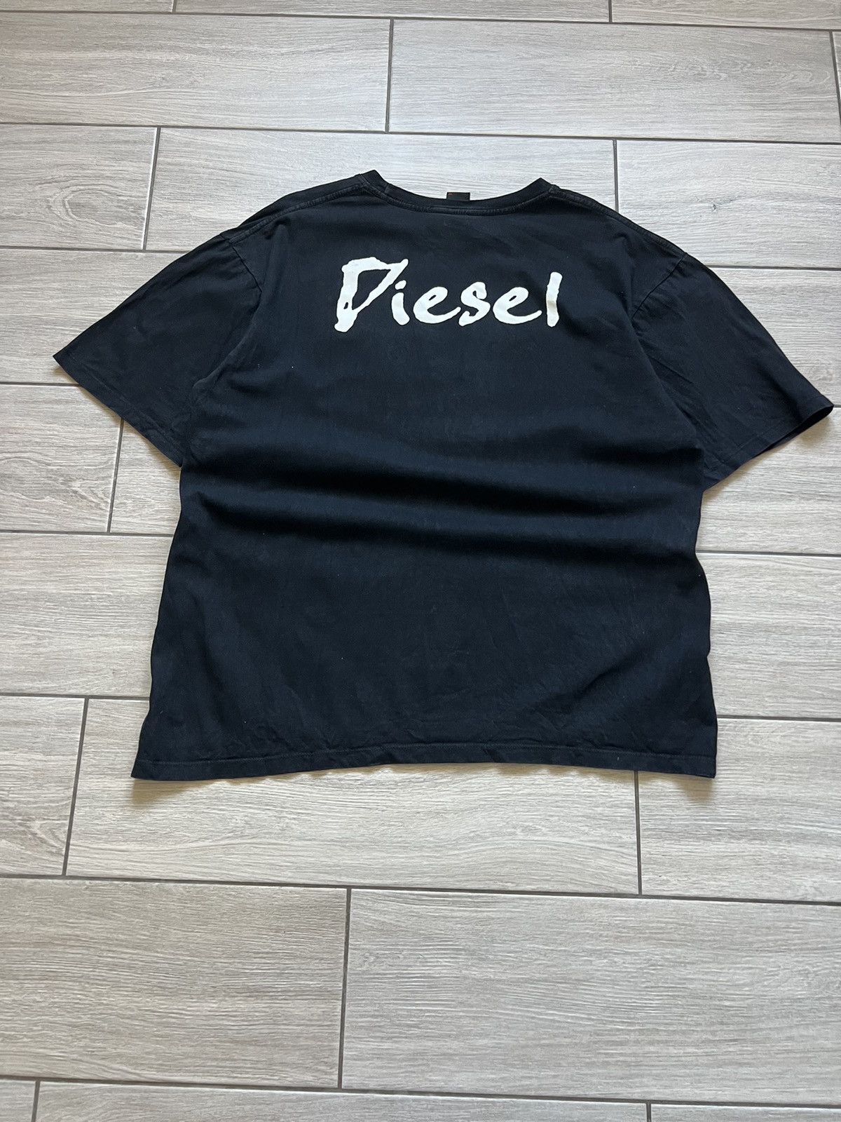 Diesel Vintage Diesel T-Shirt Big Logo Japanese Hype Rare Size US XXL / EU 58 / 5 - 6 Thumbnail