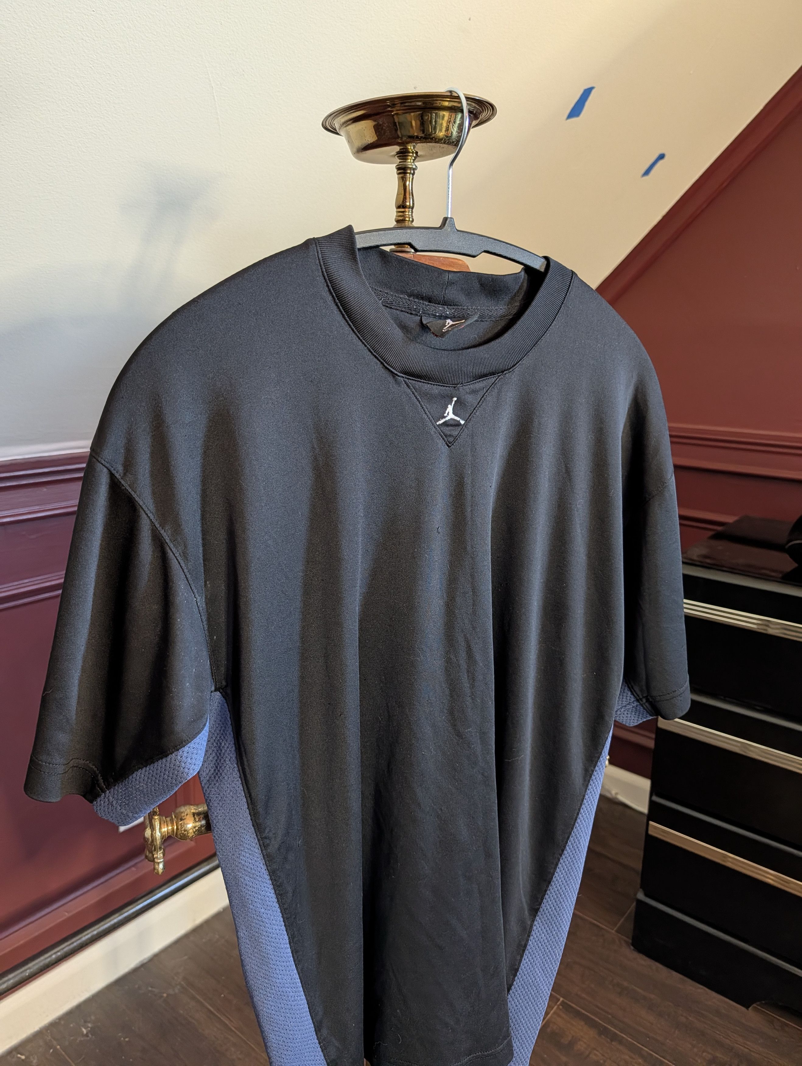Jordan Brand JORDAN NIKE vtg made in USA jersey logo T-shirt Size US L / EU 52-54 / 3 - 2 Thumbnail