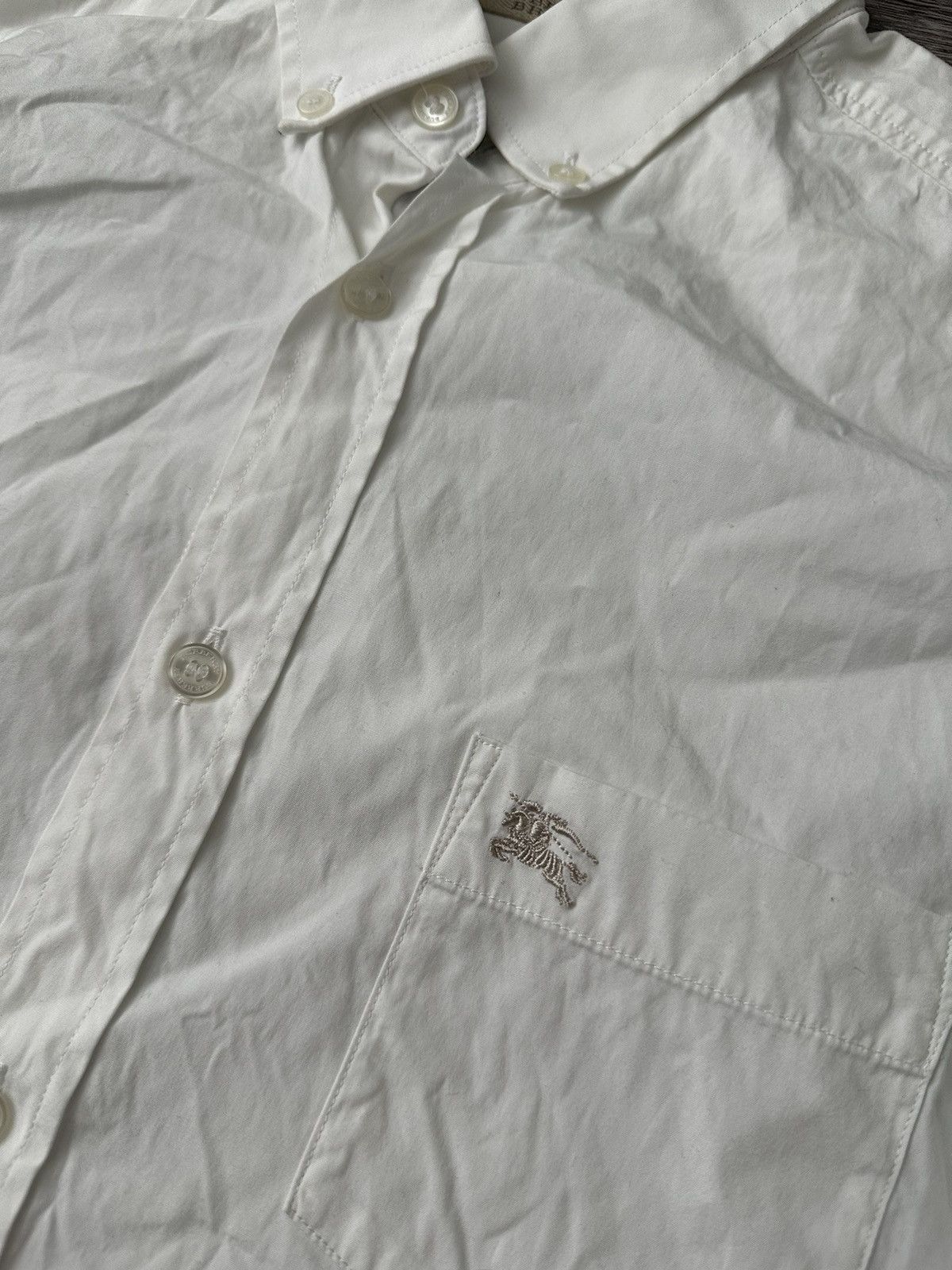 Burberry Burberry Brit White Shirt Button Ups Nova check hype Size US S / EU 44-46 / 1 - 3 Thumbnail