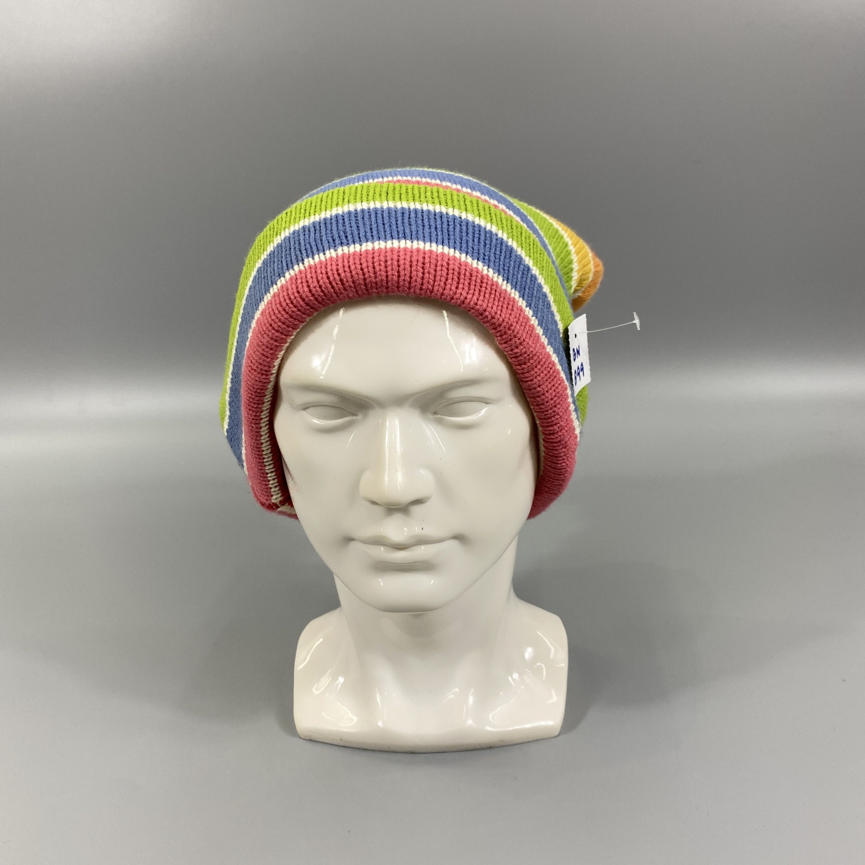Japanese Brand Rainbow Slouchy Snow Cap Beanie Hats -BN899 Size ONE SIZE - 2 Thumbnail