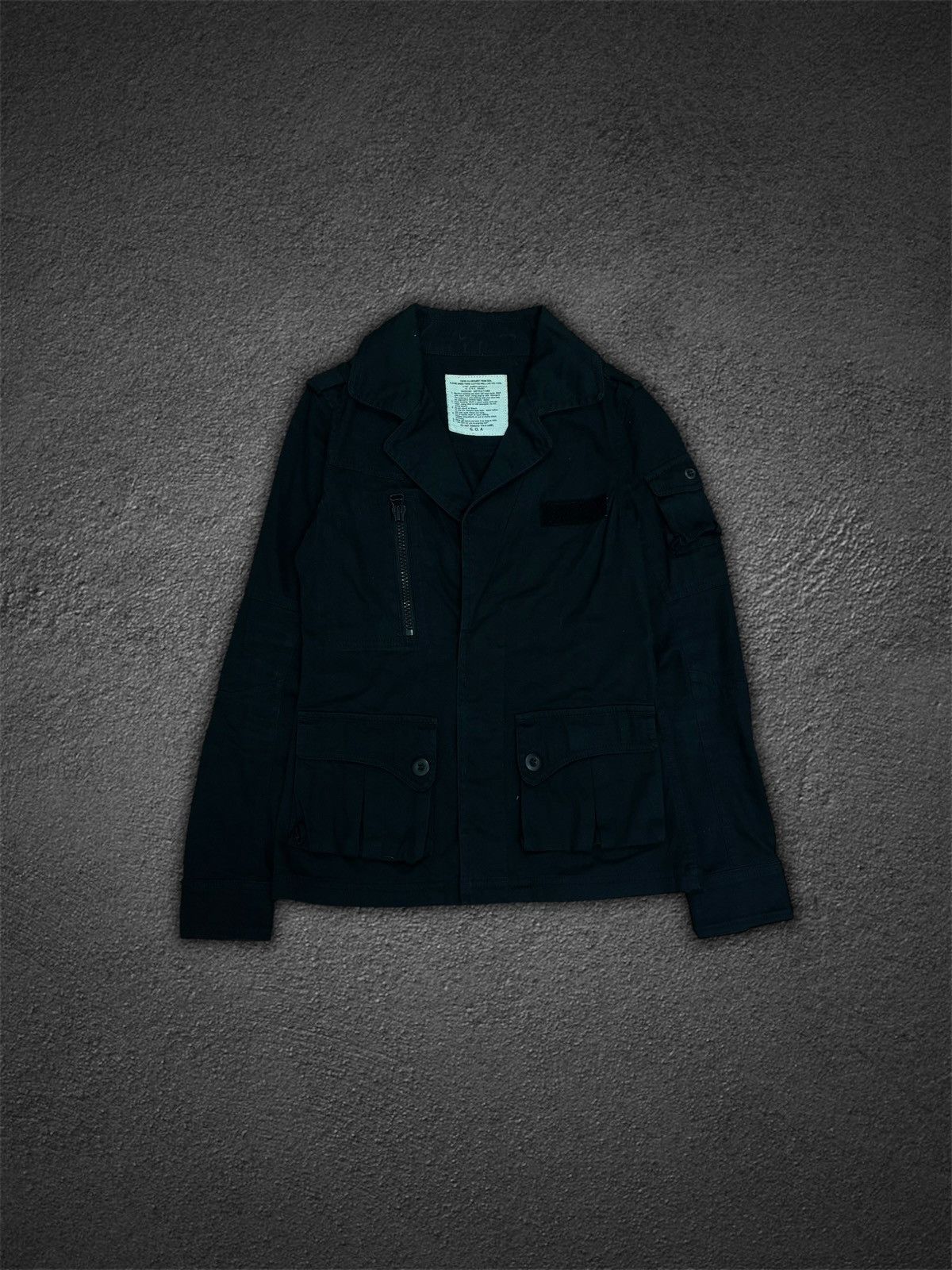 GOA 2000s G.O.A Tactical Black Army Jacket Size US S / EU 44-46 / 1 - 1 Thumbnail