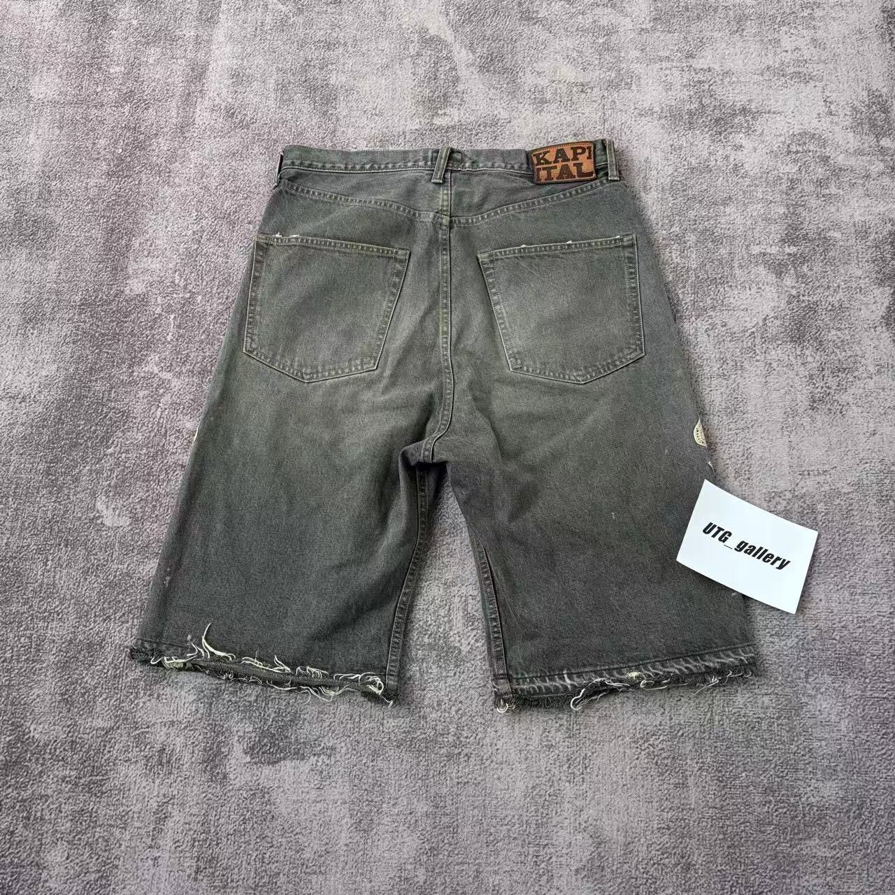 Kapital Kapital Bone Denim Shorts Size US 36 / EU 52 - 2 Thumbnail