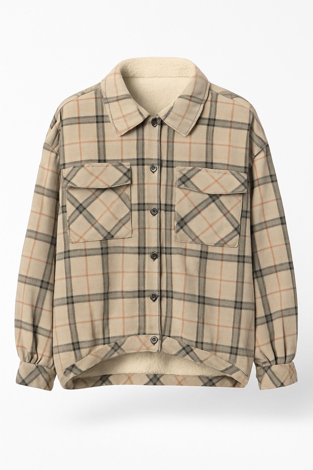 Japanese Brand Vintage Private Pause Sherpa Line Checkered Overshirt Jacket Size US XXL / EU 58 / 5 - 1 Thumbnail