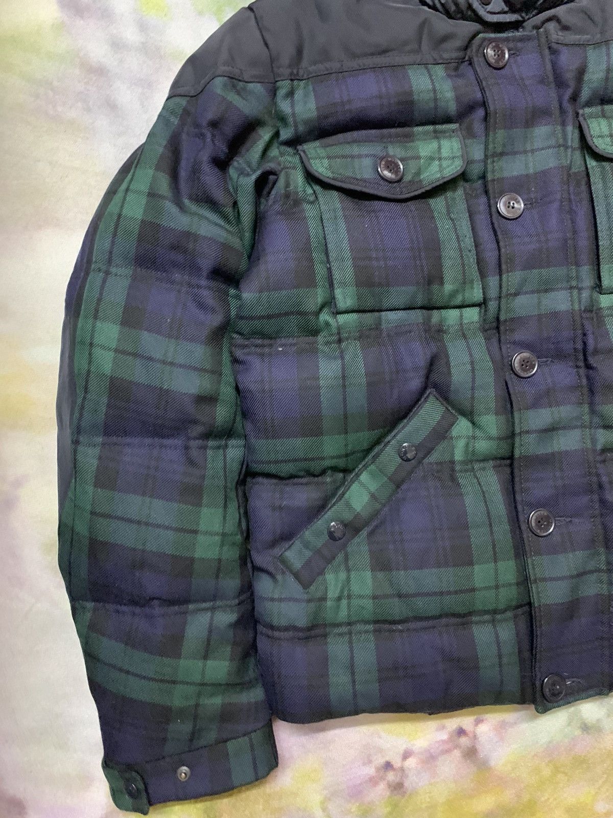 Moncler MONCLER Defense Green Wool Down Puffer Jacket Size US M / EU 48-50 / 2 - 5 Thumbnail