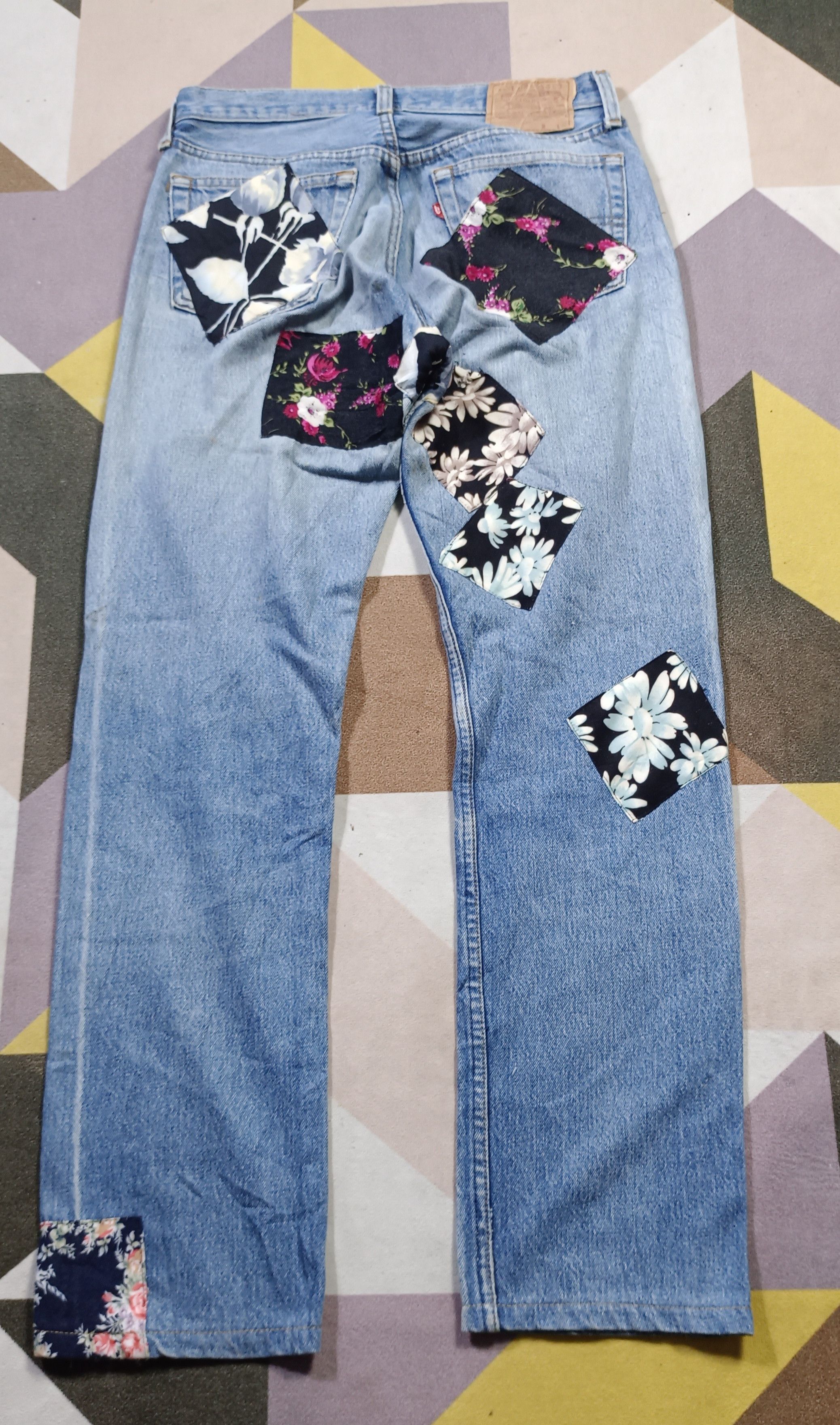 Levi's Levi's "Get Into Troubl 3" Patch Work Denim Size 30" / US 8 / IT 44 - 2 Thumbnail