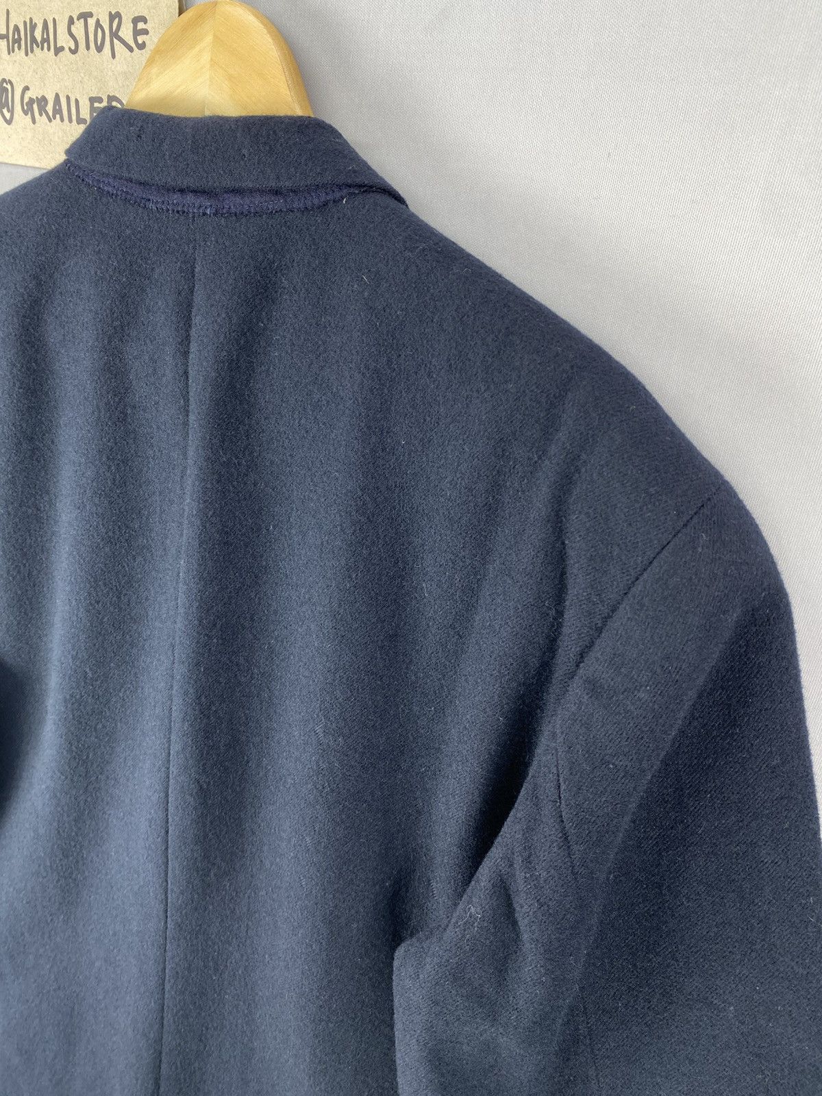 Japanese Brand Vintage Yohji Yamamoto Wool Coat Jacket Size US M / EU 48-50 / 2 - 5 Thumbnail