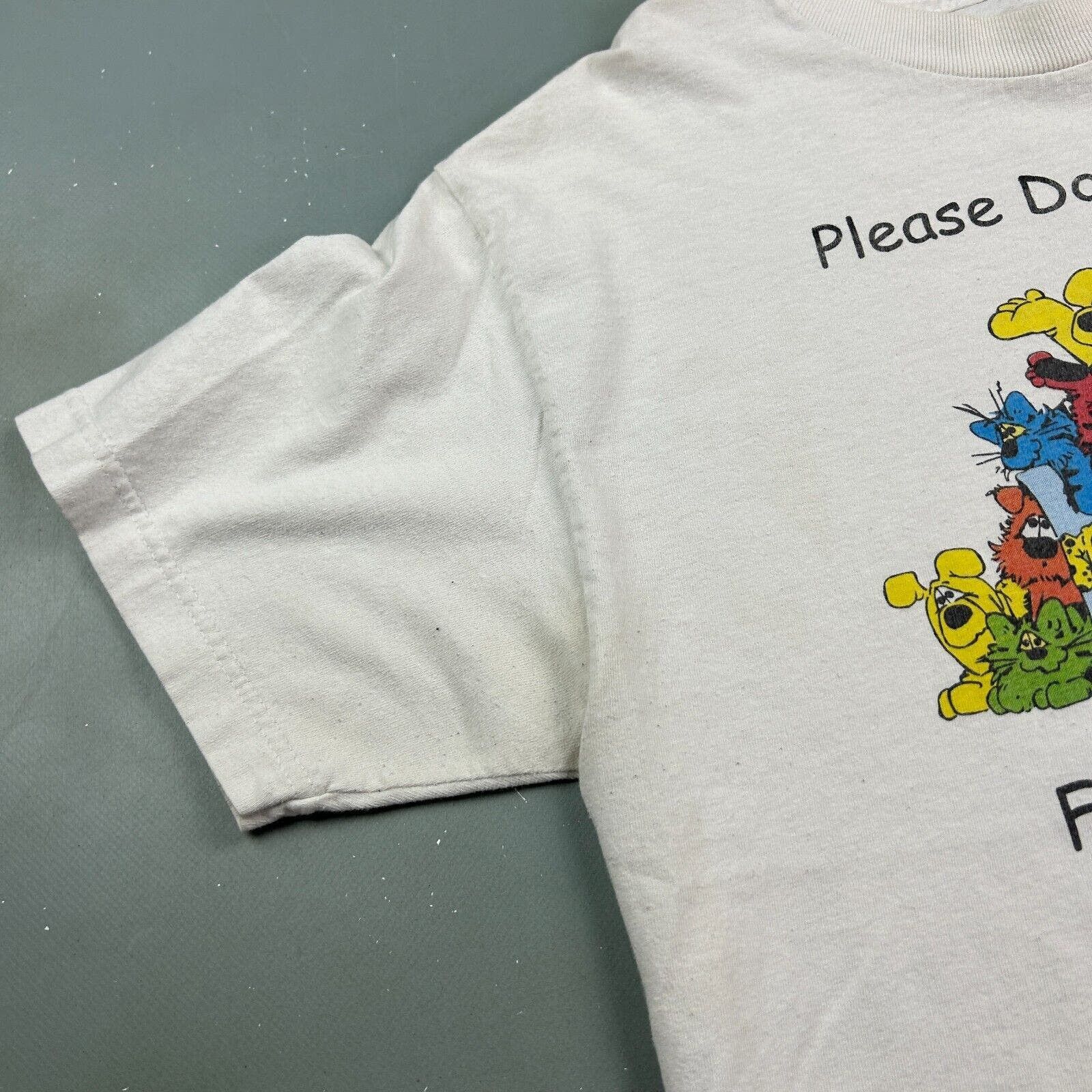 Vintage VINTAGE | Please Dont Litter Fix Your Critter T-Shirt sz M Size US M / EU 48-50 / 2 - 5 Thumbnail