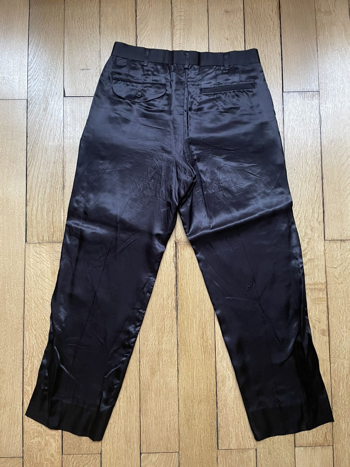 Comme des Garcons Comme des Garçons Black Cupra Trousers Size 27" / US 4 / IT 40 - 2 Thumbnail