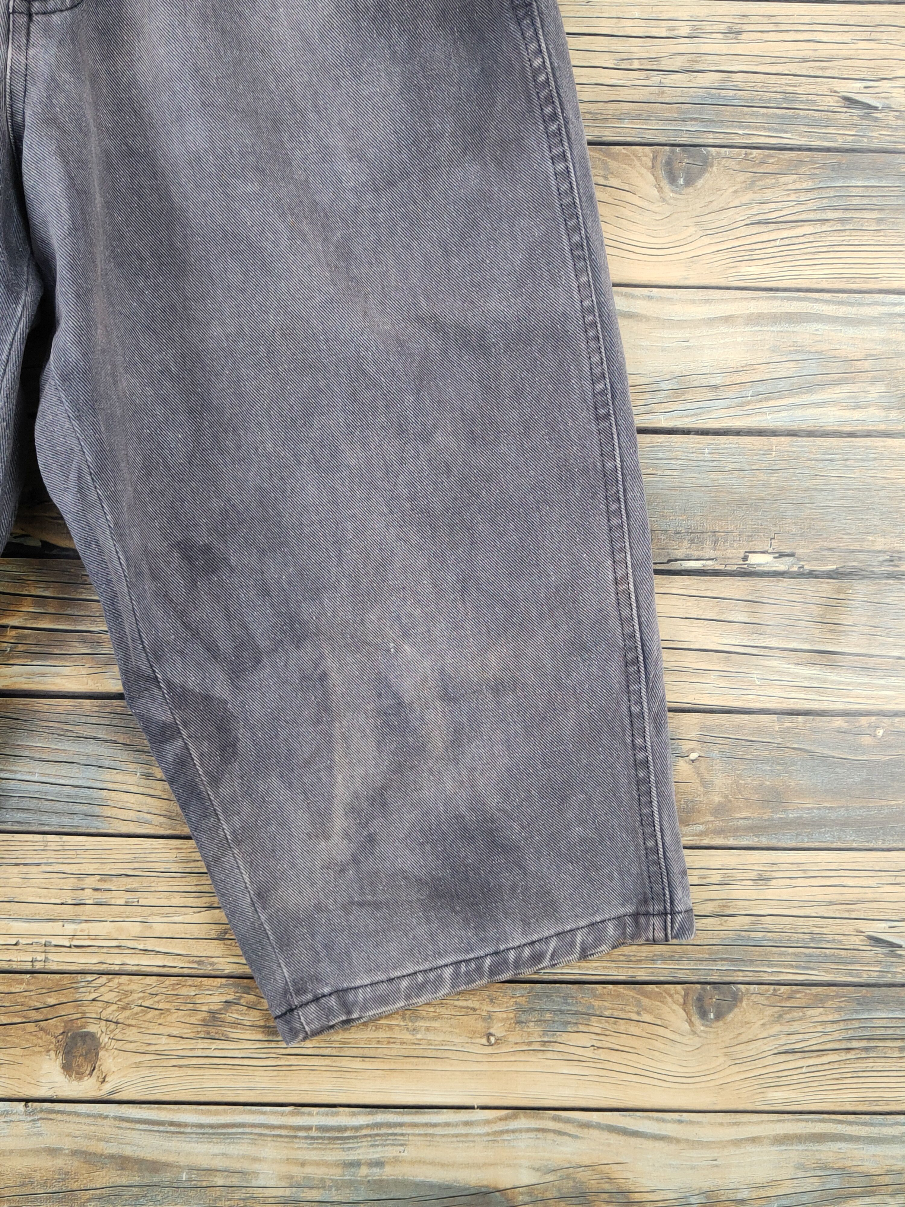 Big John Big John Dark Gray Distressed Ripped denim Jeans #W1586 Size US 28 / EU 44 - 6 Thumbnail
