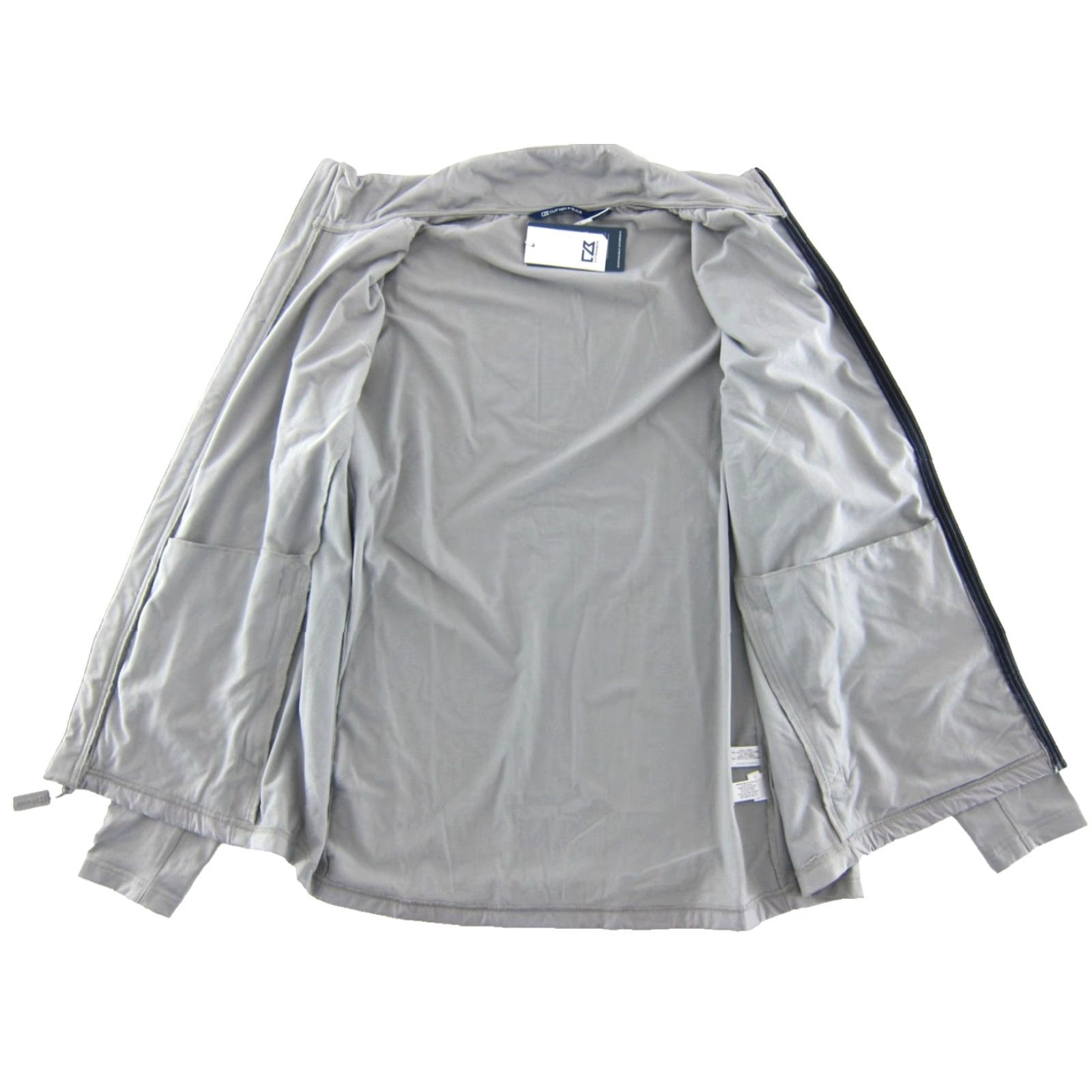 Cutter & Buck NWT Cutter & Buck Grey Full Zip Windbreaker Jacket Men M Size US M / EU 48-50 / 2 - 7 Thumbnail
