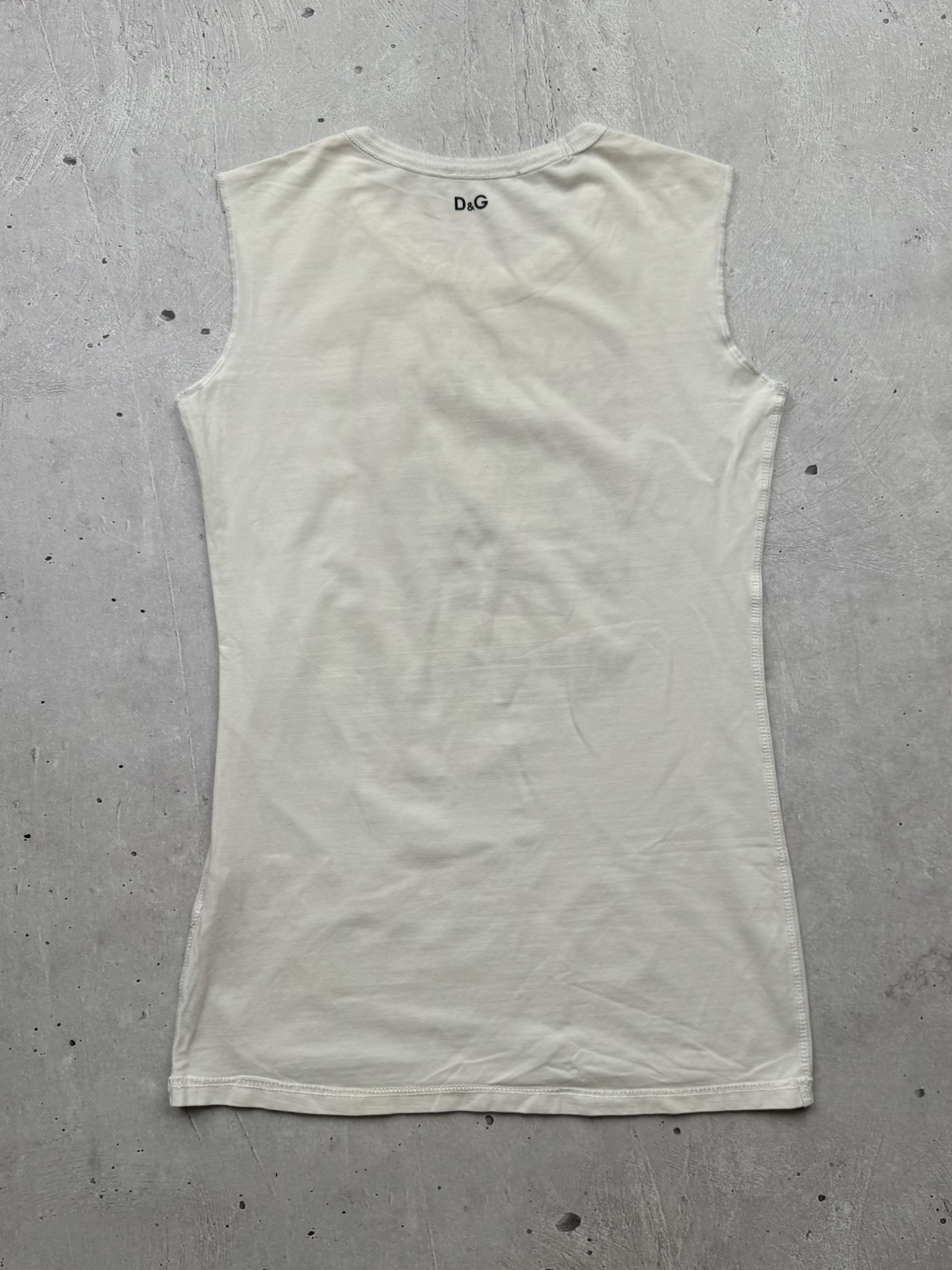 Dolce & Gabbana × Vintage Dolce & Gabbana Vintage Mickey Mouse Tank Top Size M / US 6-8 / IT 42-44 - 9 Thumbnail