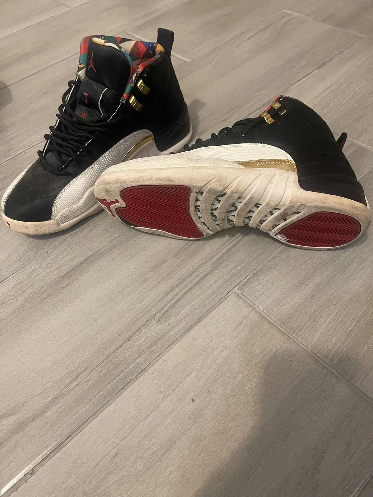 Jordan Brand Air Jordan 12 Retro GS 'Chinese New Year' 2019 Size US 10.5 / EU 43-44 - 3 Thumbnail