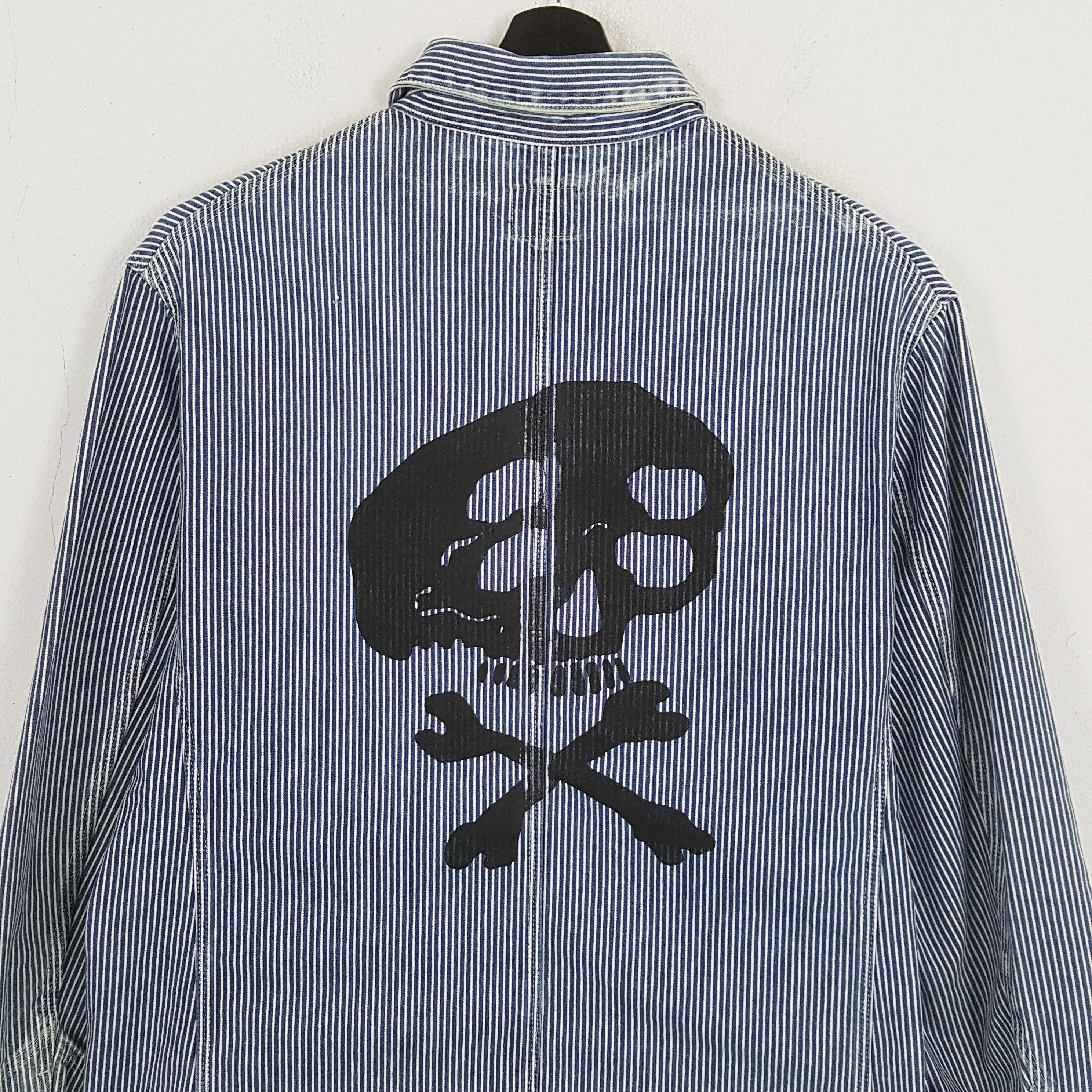 Vintage Streetwear Style Custom SKULLS Art Jacket Size US M / EU 48-50 / 2 - 2 Thumbnail