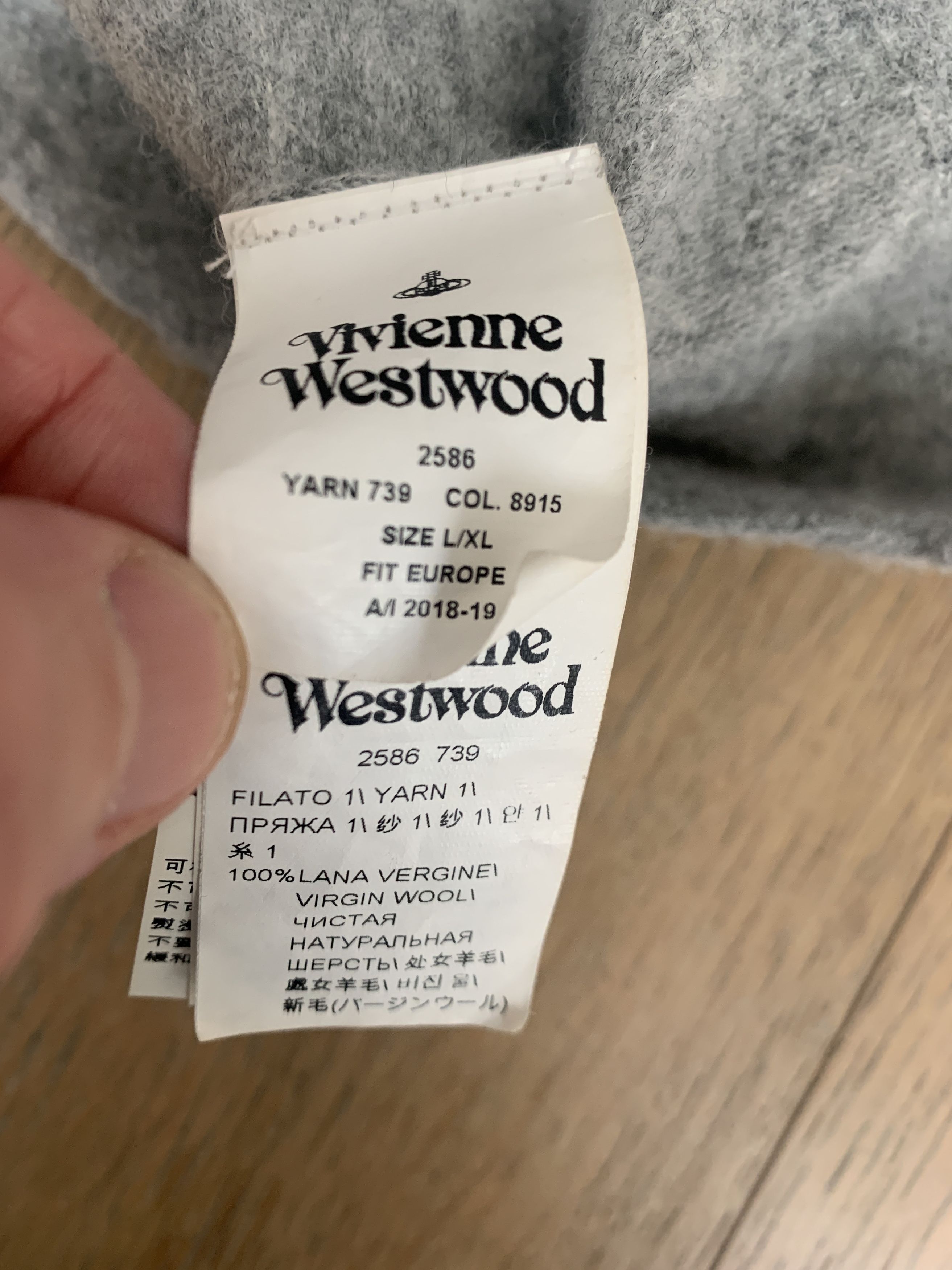 Vivienne Westwood 2018 Brand New 100% Lana Wool Minimilism Tank Crop Top Size L / US 10 / IT 46 - 7 Thumbnail