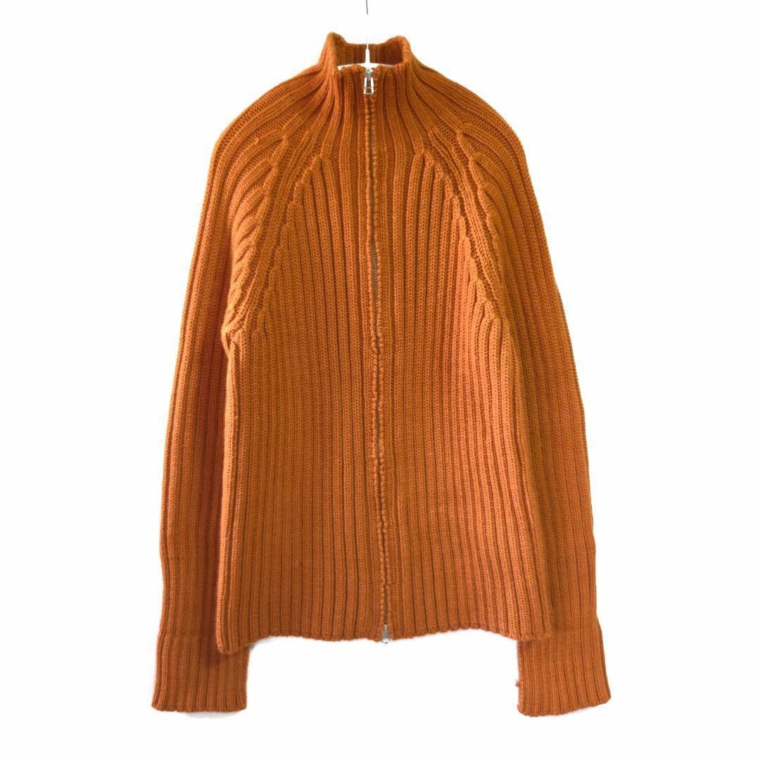 AW01 Orange Wool Driver Knit
